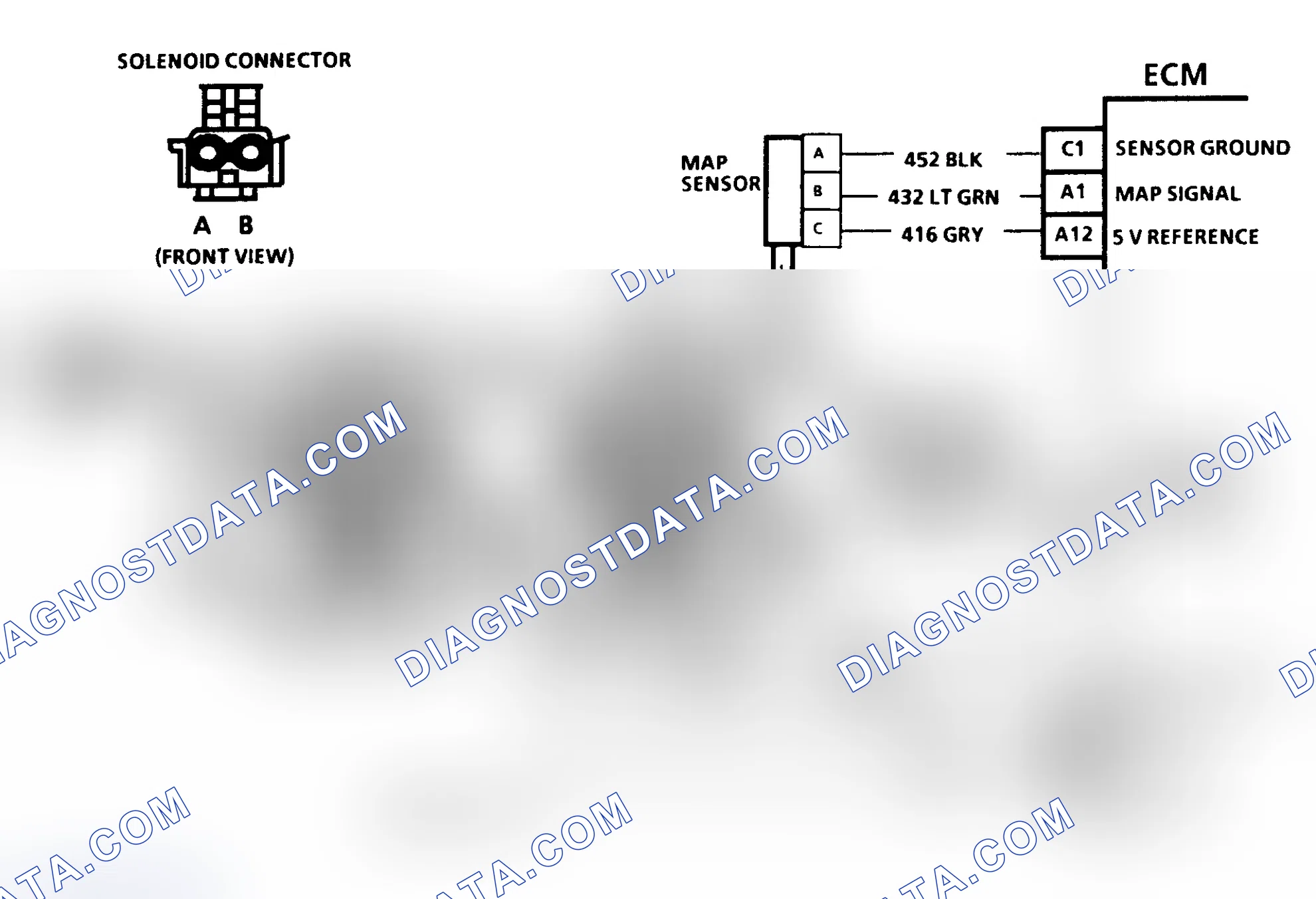 Scheme 18: Code 31 Schematic - MAP Sensor (Signal Voltage Low)
