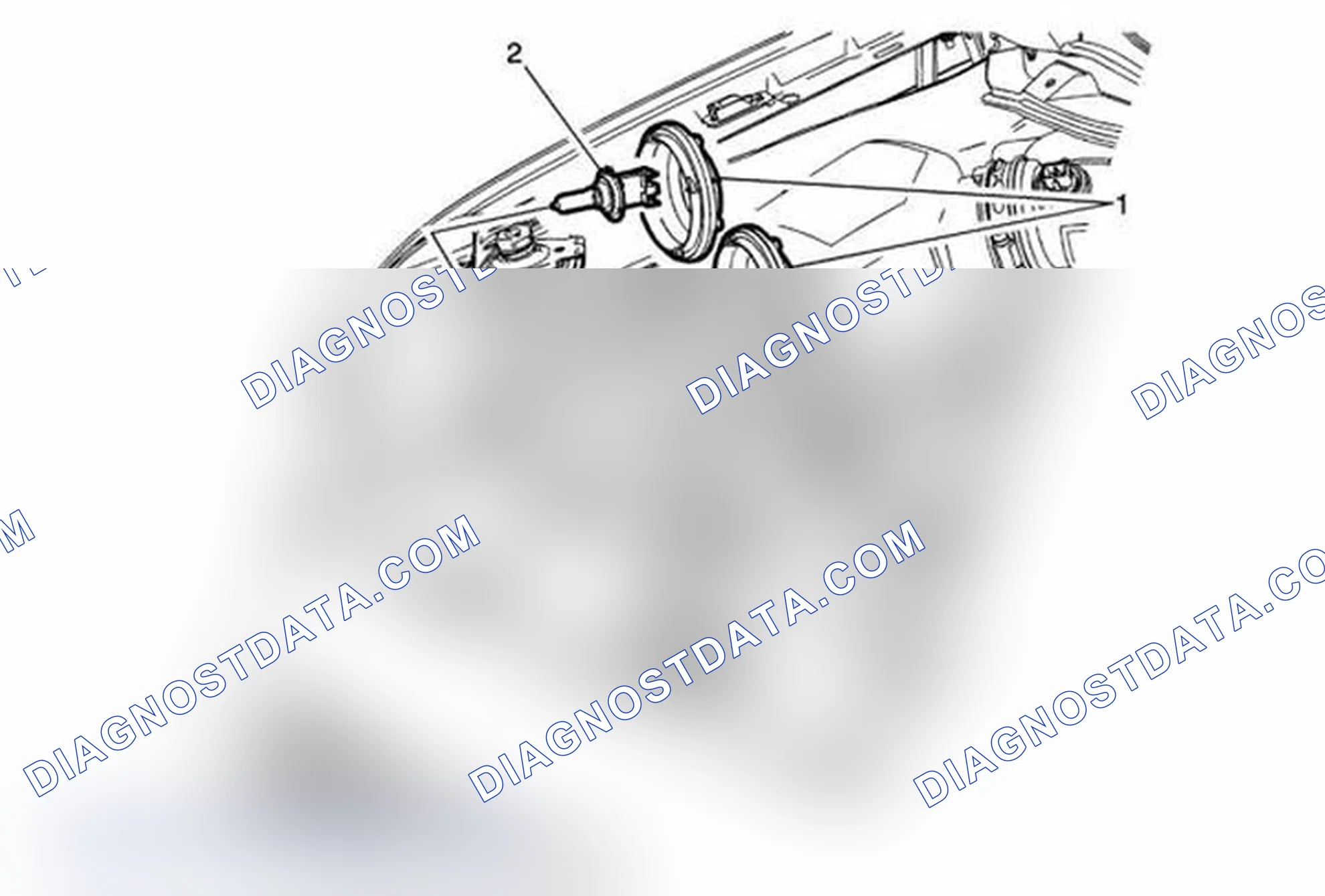 Scheme 19: Headlamp Bulb Replacement