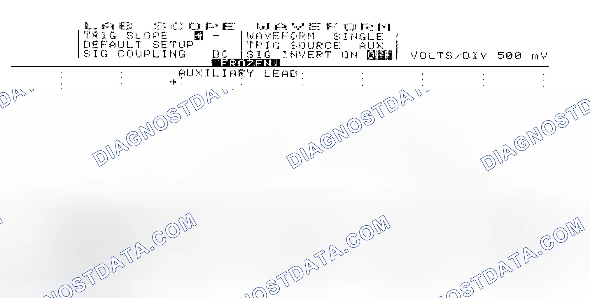 Scheme 14: Single Injector w/Excessive Current Flow - Current Pattern