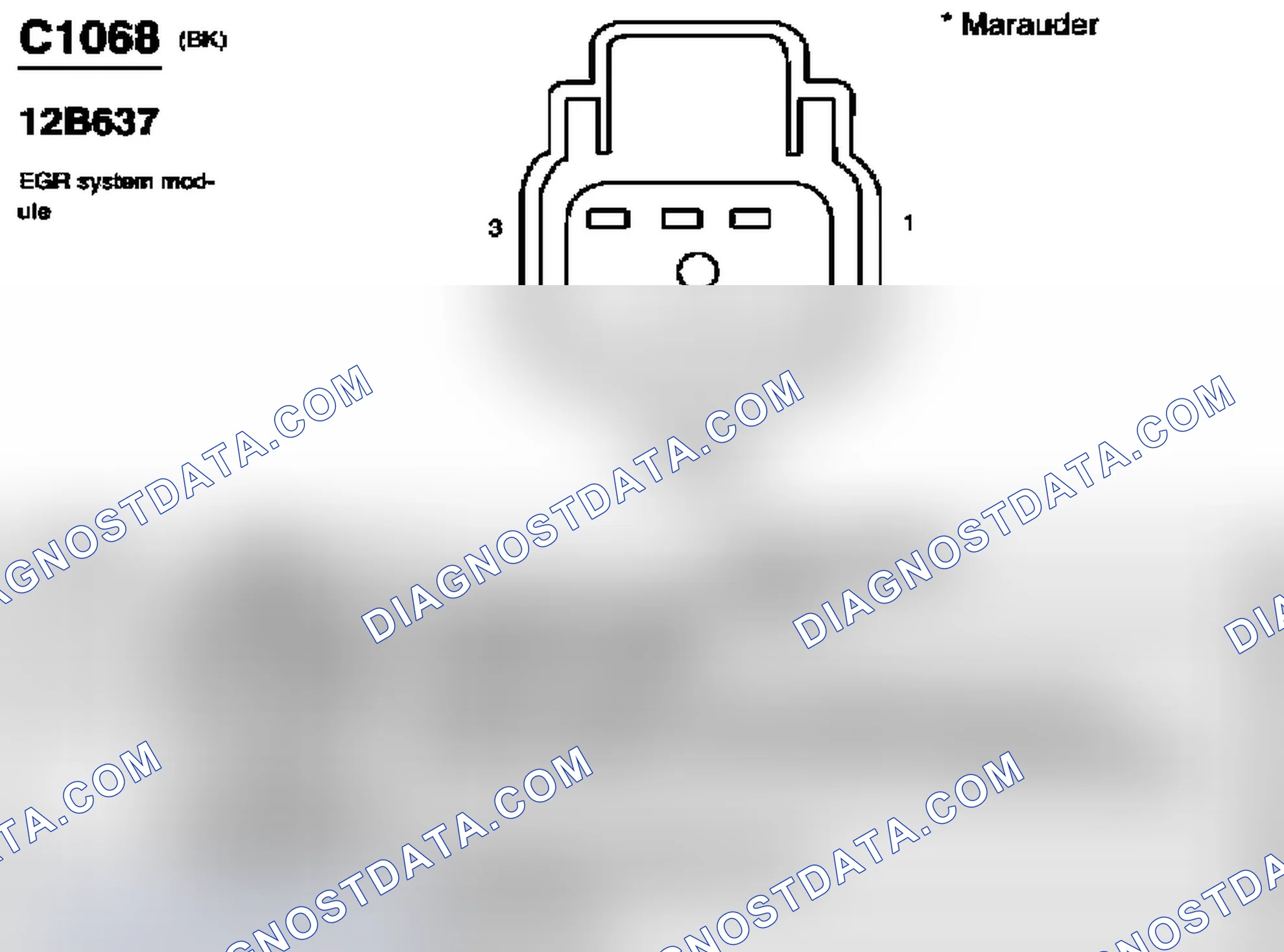 Scheme 255: Identifying Connectors C1068, C1073, C1081 & C1086