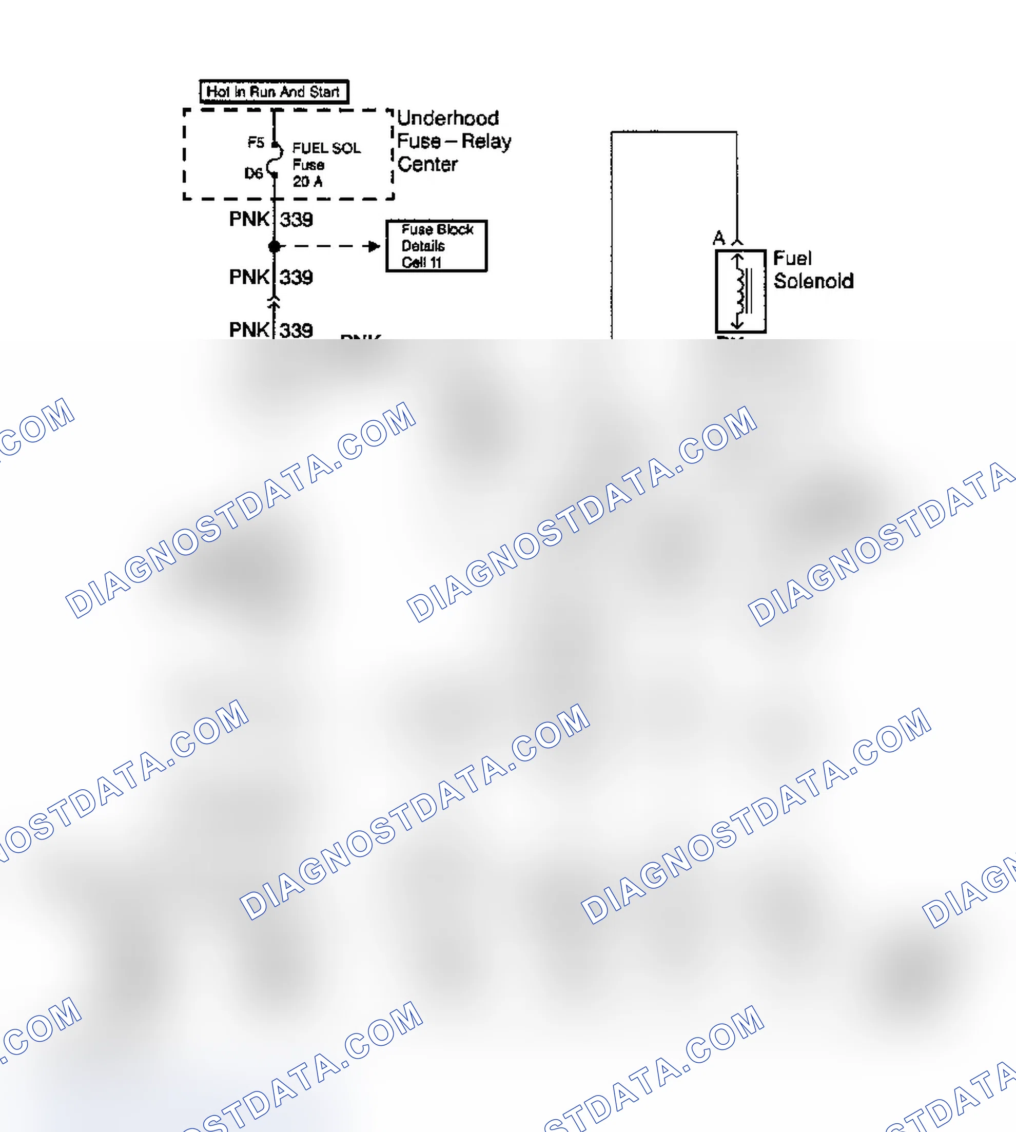 Scheme 28: Engine Shutoff Solenoid Control Circuit Diagram