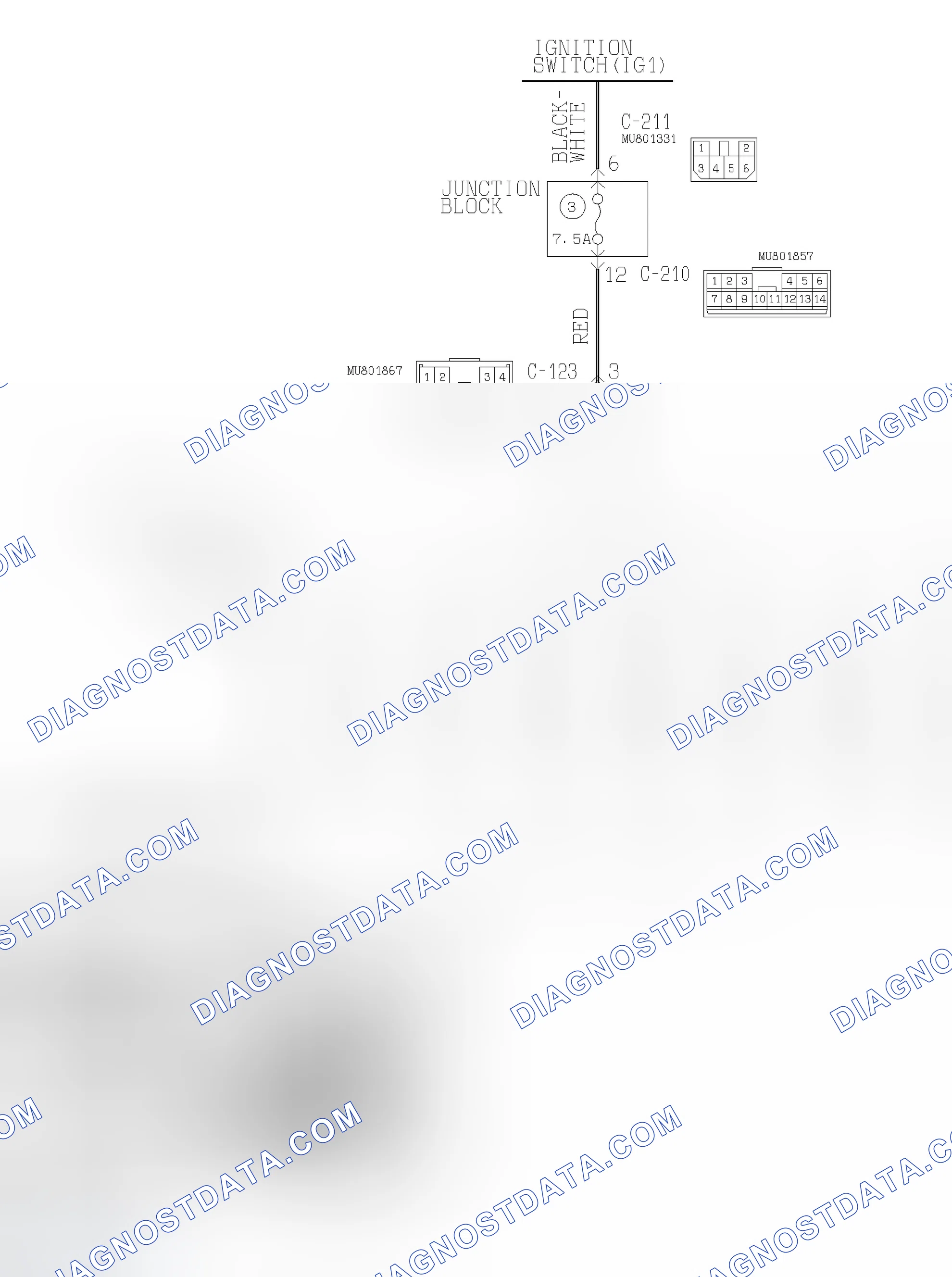 Scheme 394: DTC 27: Park/Neutral Position Switch System (Open Circuit)