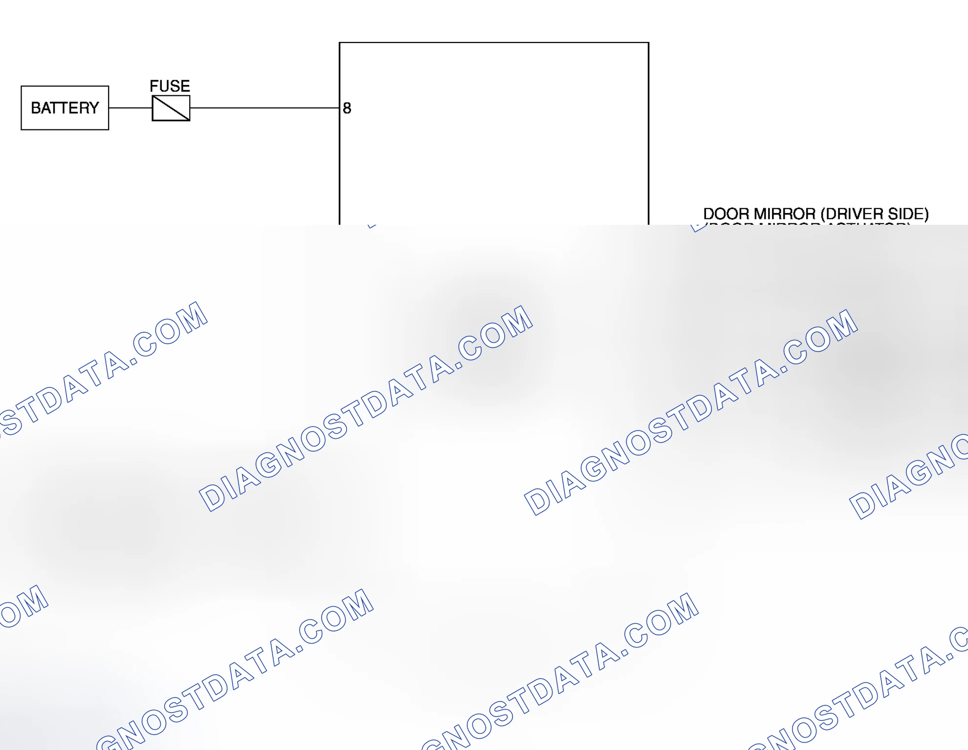 Scheme 20: DRIVER'S SIDE DOOR MIRROR CONTROL UNIT (WITH DOOR MIRROR MEMORY SYSTEM)