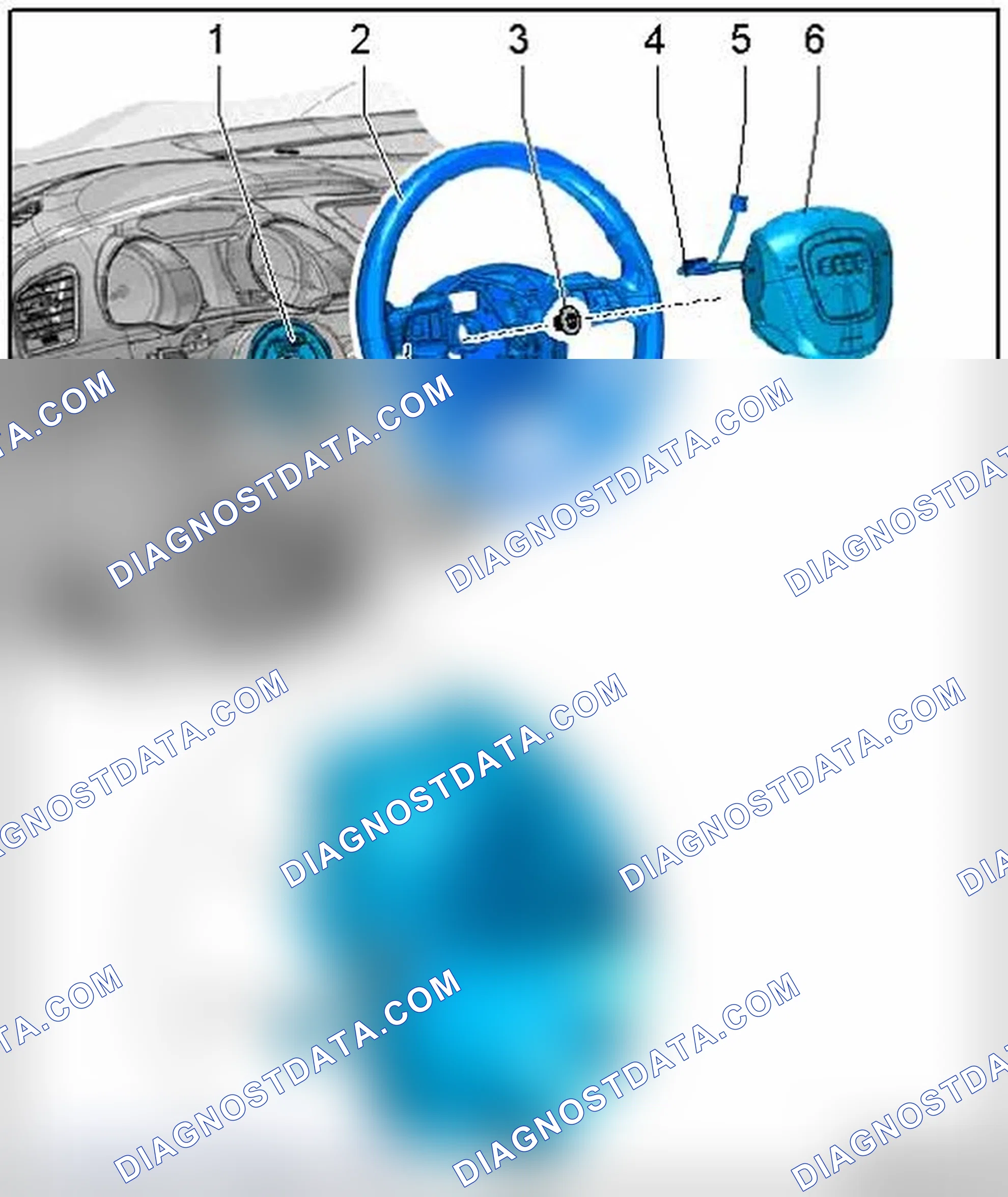 Scheme 3: STEERING WHEEL WITH AIRBAG OVERVIEW
