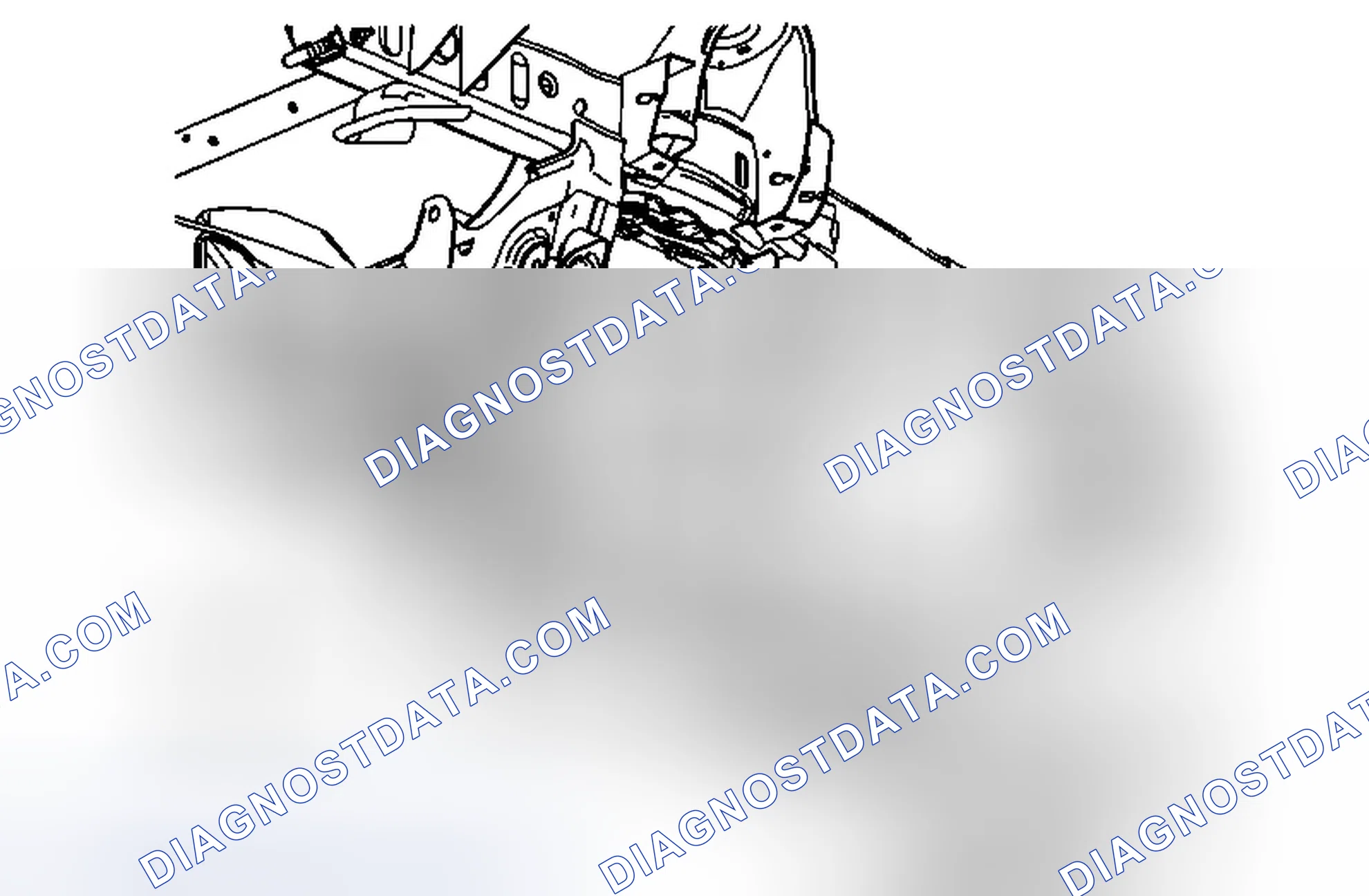 Scheme 4: Drivetrain and Front Suspension Frame Front Crossmember Replacement (1500, 2500 LD)