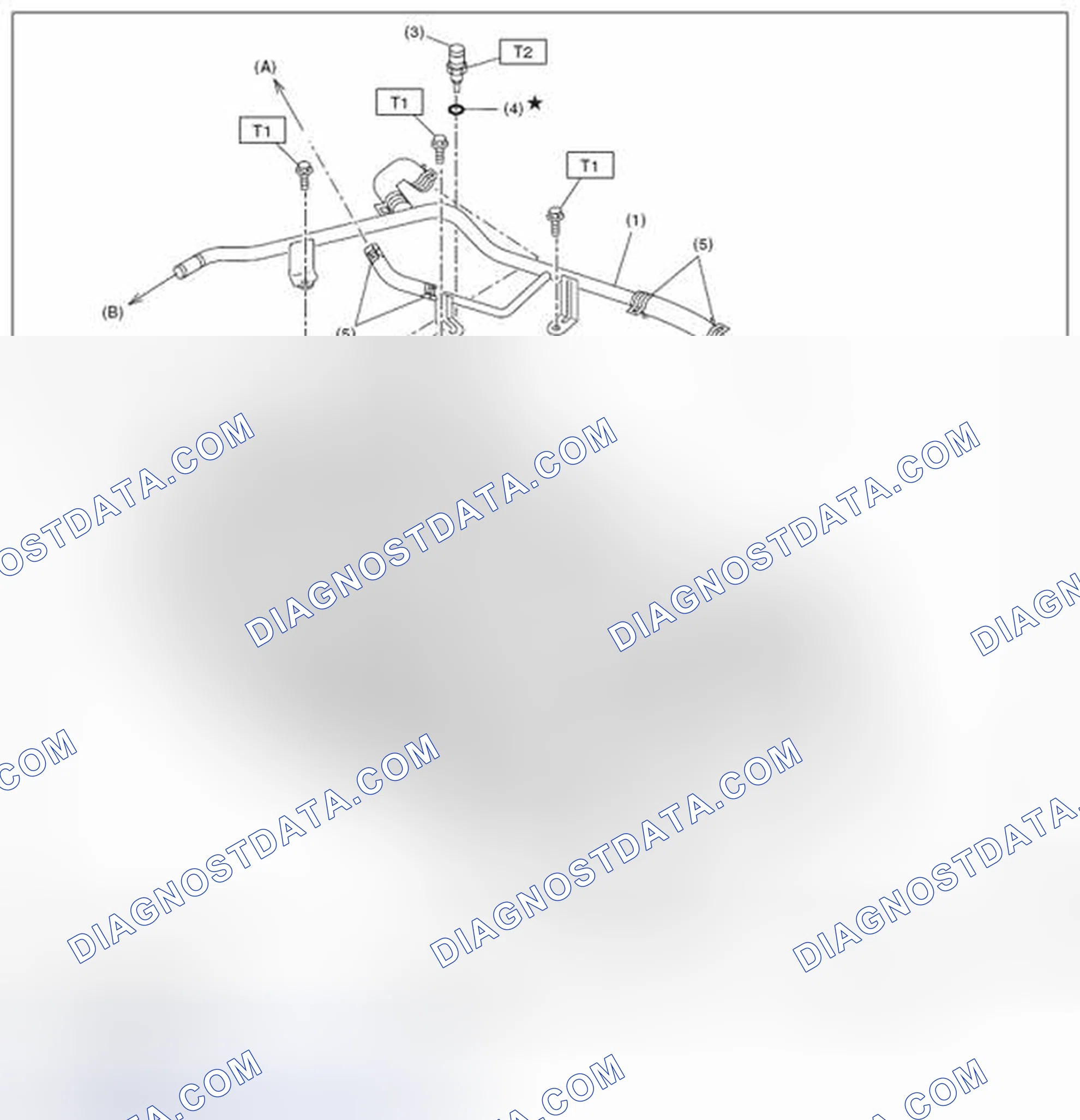Scheme 41: ENGINE COOLANT TEMPERATURE SENSOR AND HEATER HOSE