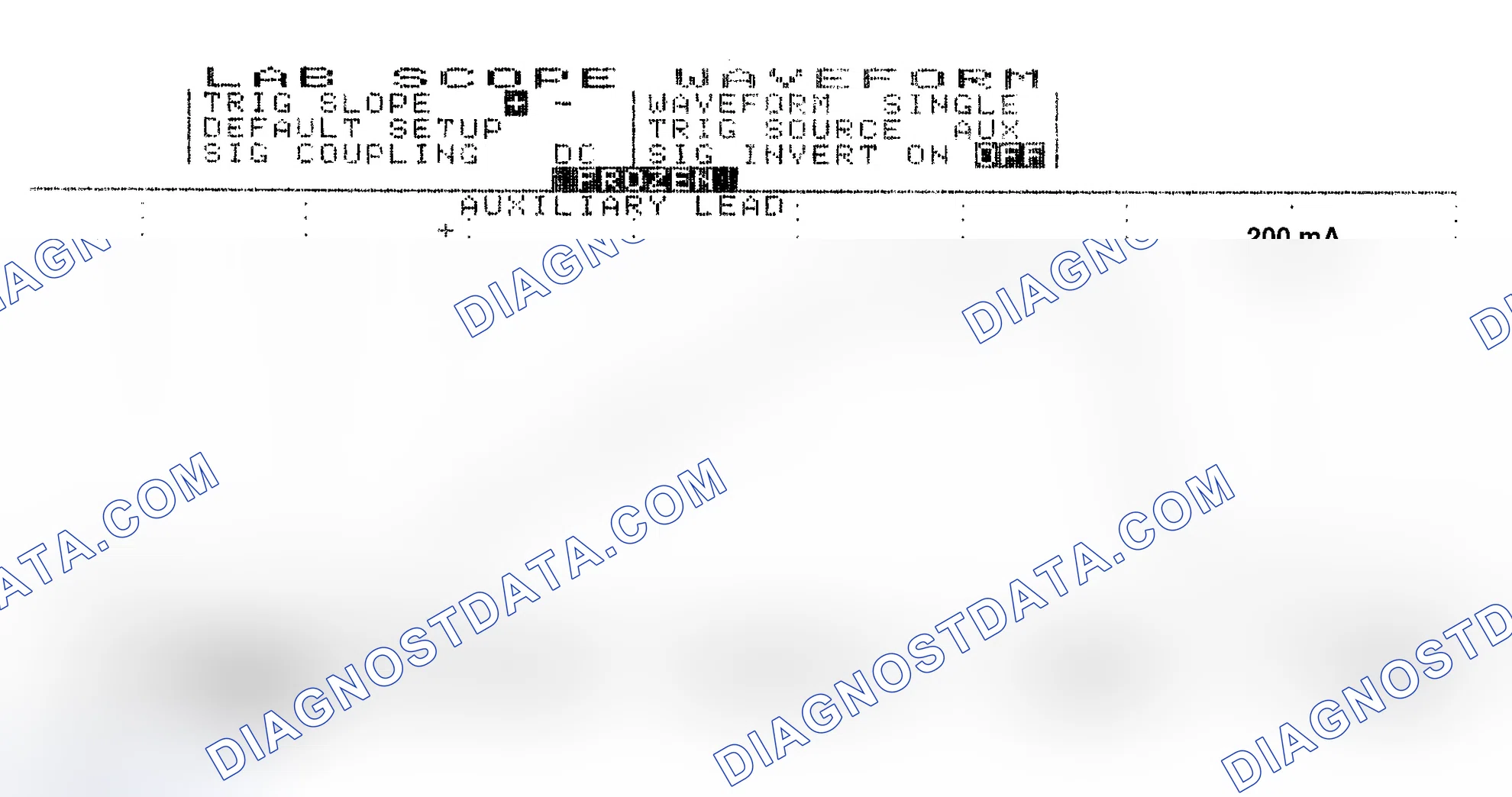 Scheme 13: Single Injector w/Normal Current Flow - Current Pattern