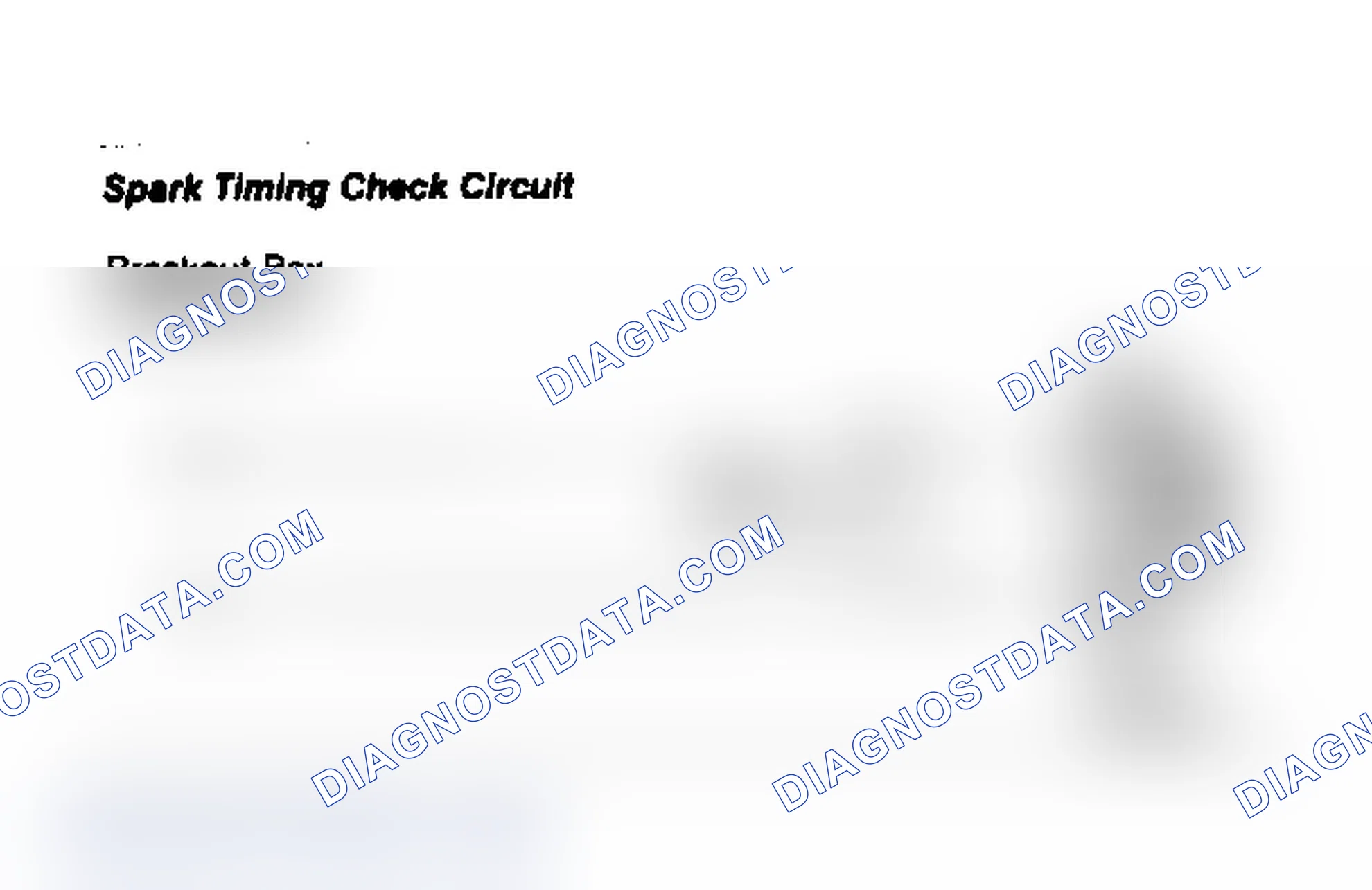 Scheme 95: Spark Timing Check Circuit