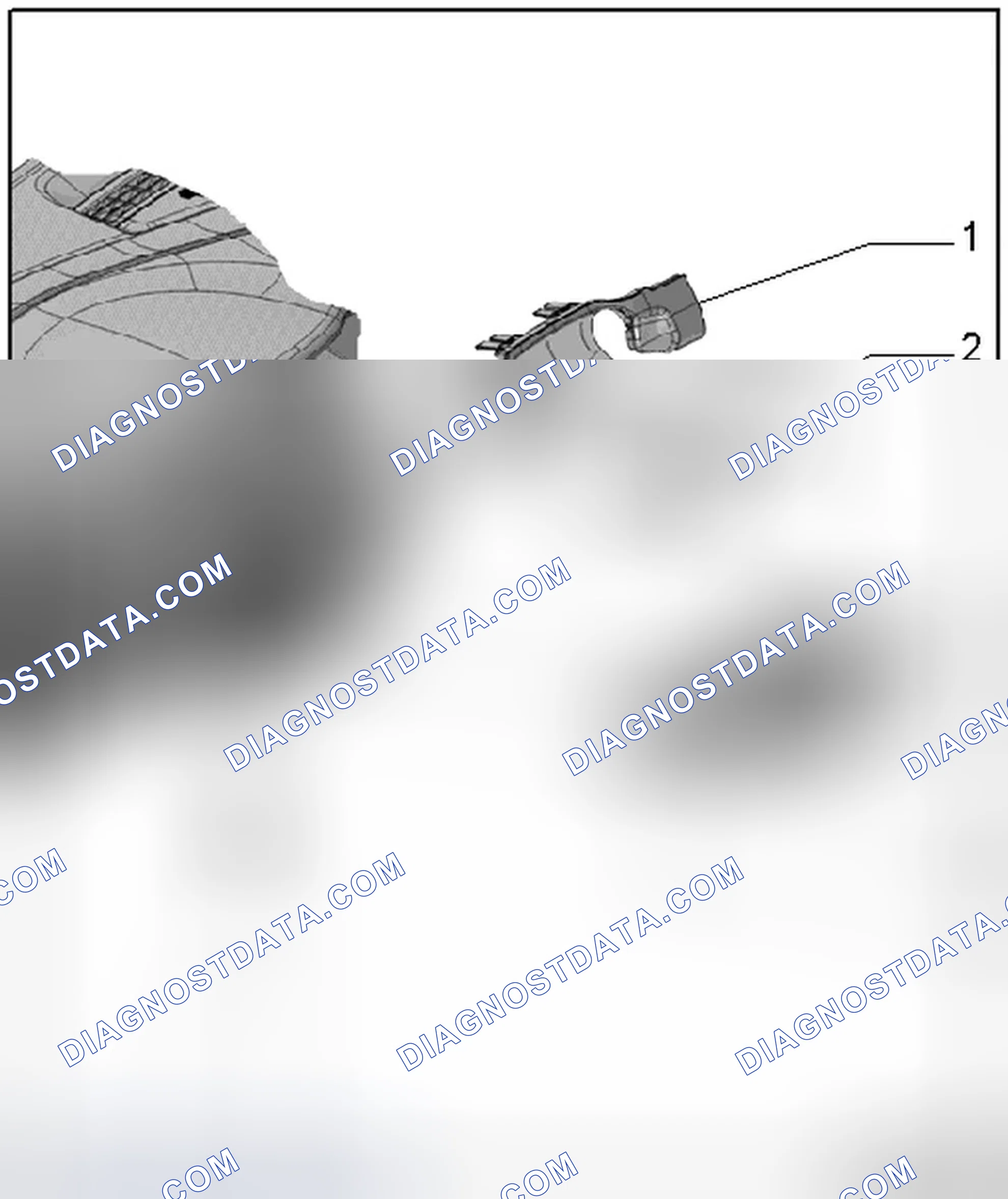 Scheme 458: STEERING COLUMN SWITCH MODULE TRIM ASSEMBLY OVERVIEW