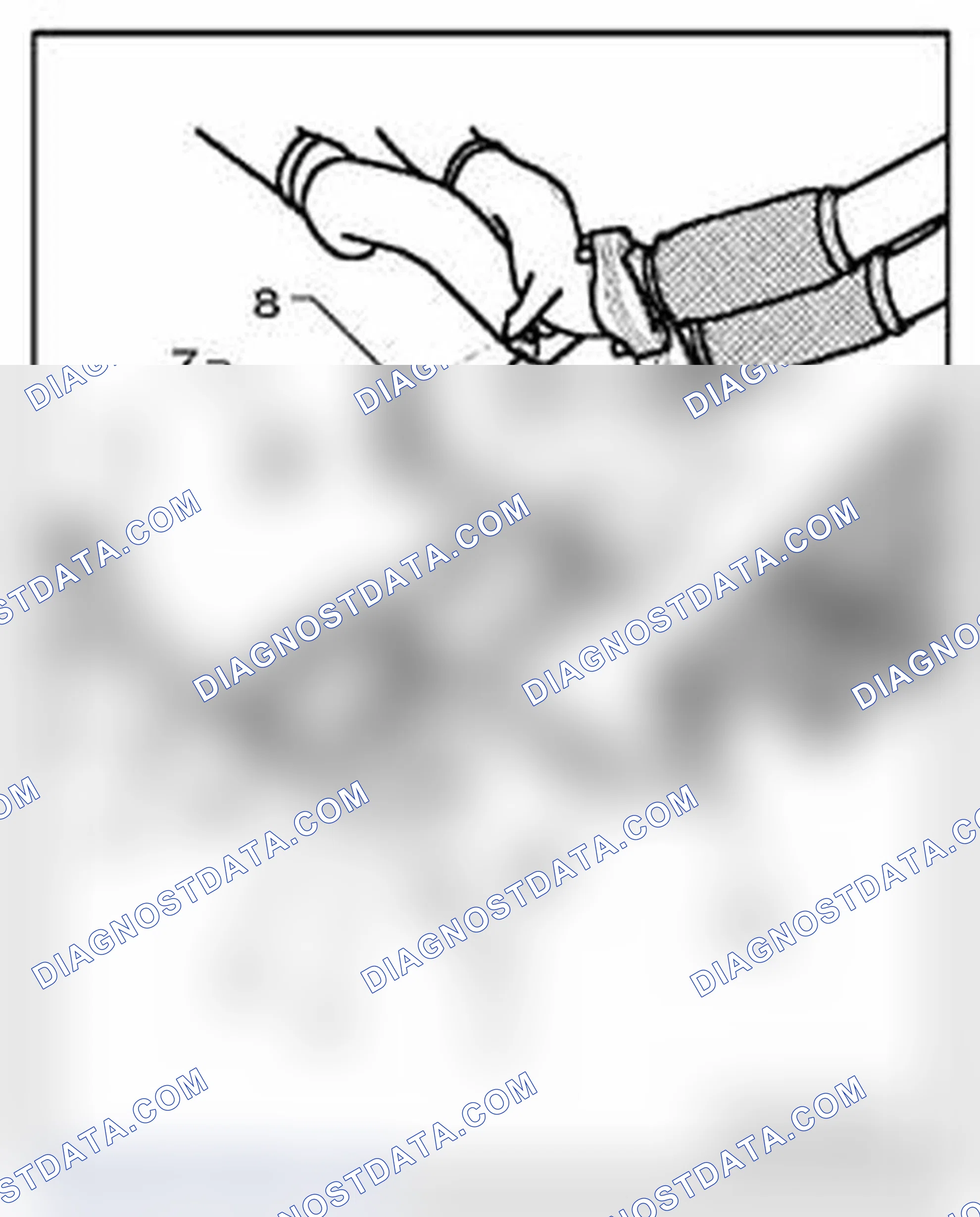 Scheme 742: Individual mounting components for exhaust manifold with catalytic converters