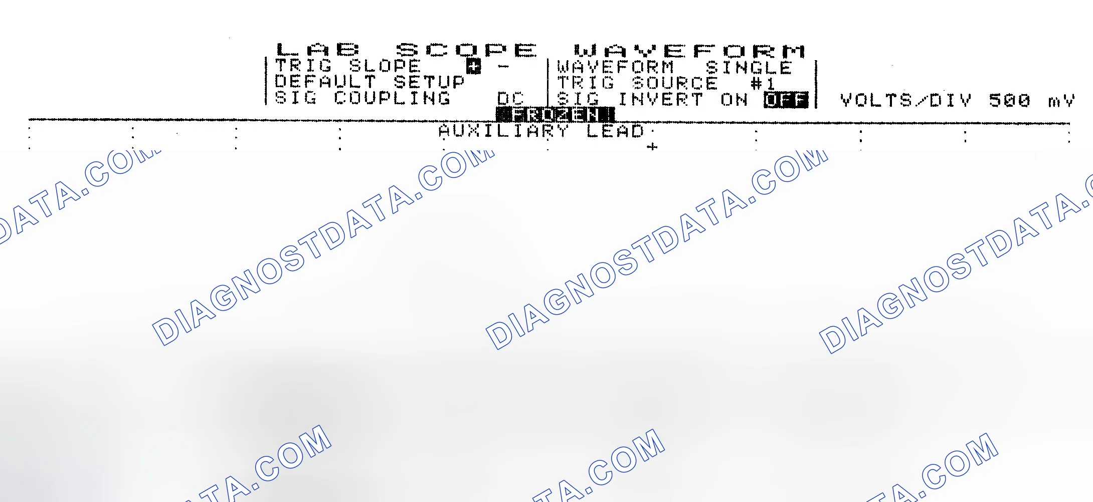 Scheme 10: Single Injector w/Excessive Current Flow - Current Pattern