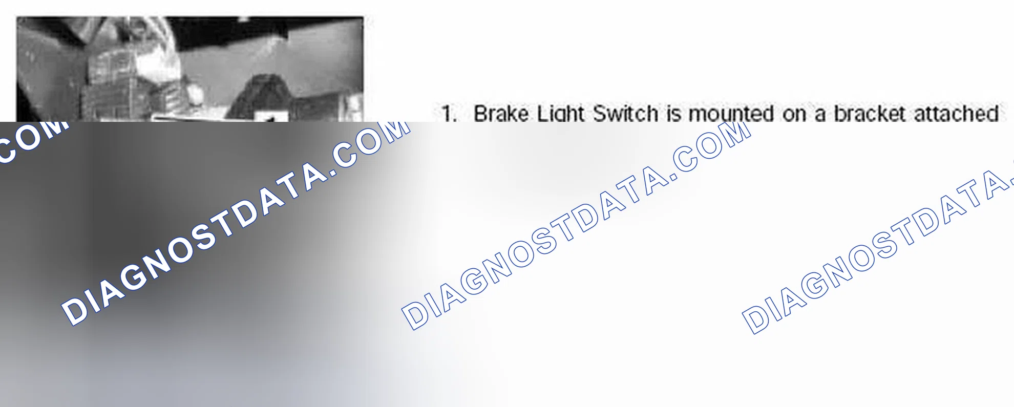 Scheme 86: Brake Light Switch