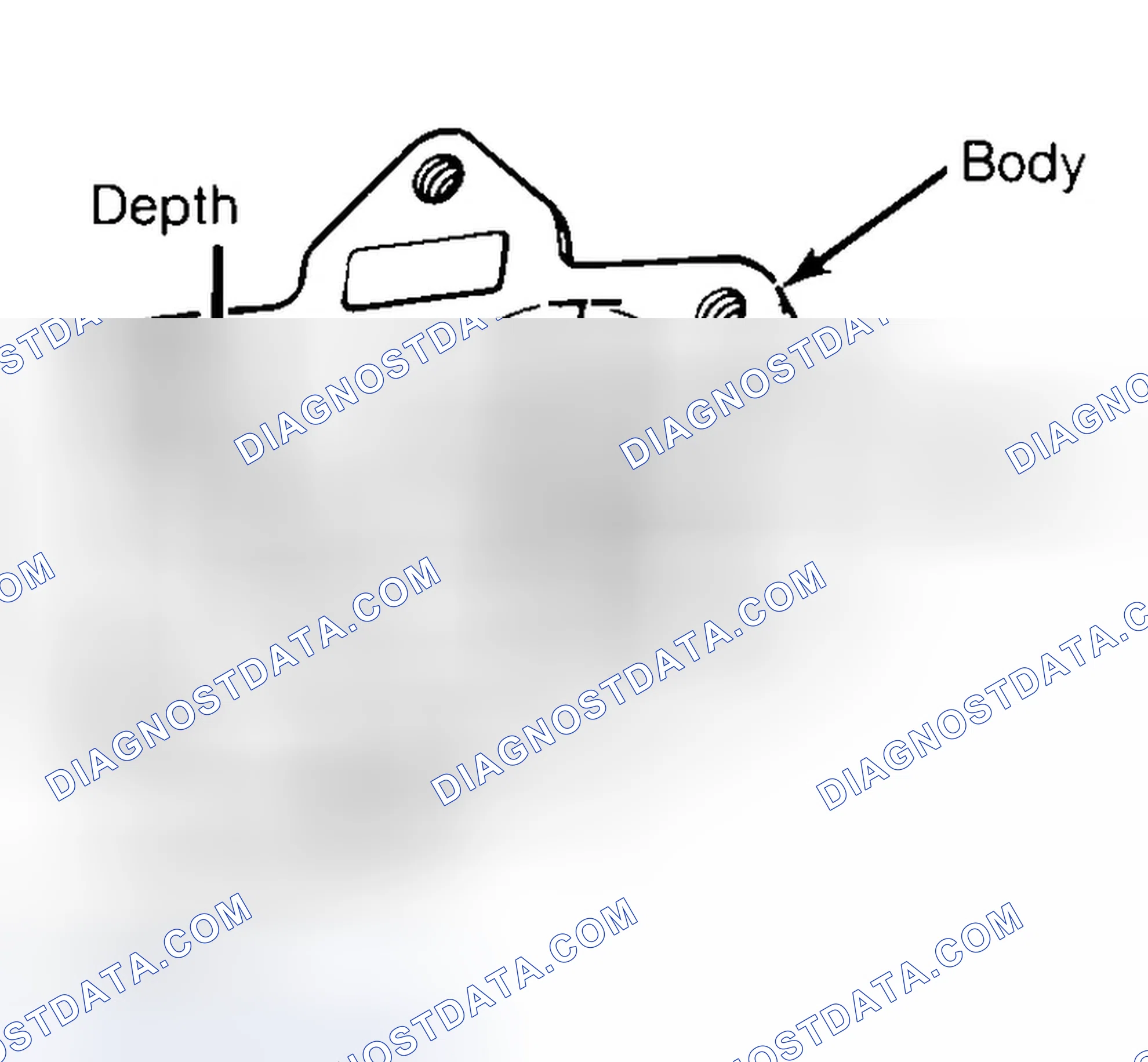 Scheme 35: Measuring Oil Pump Gear Cavity
