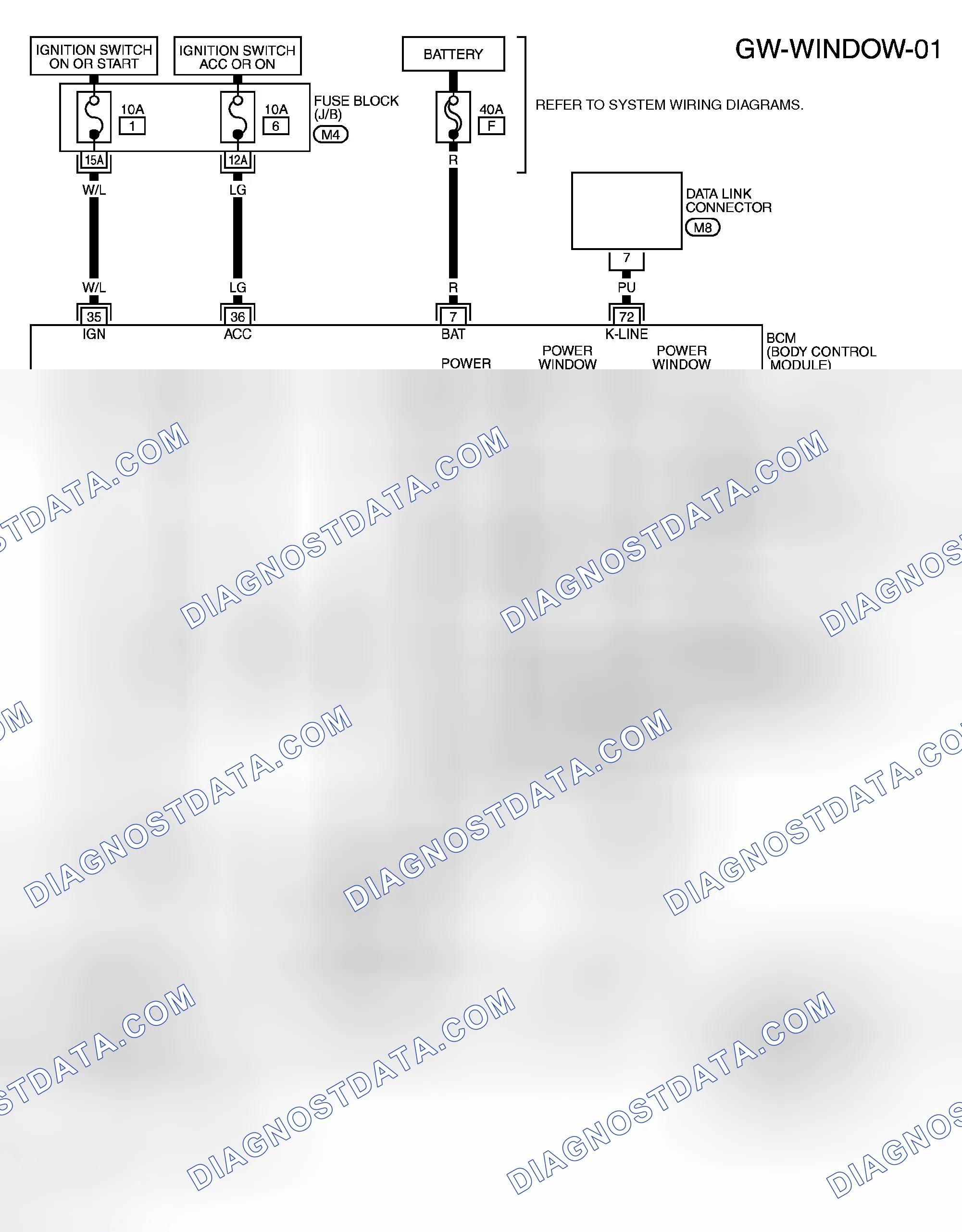 Scheme 82: Wiring Diagram - WINDOW