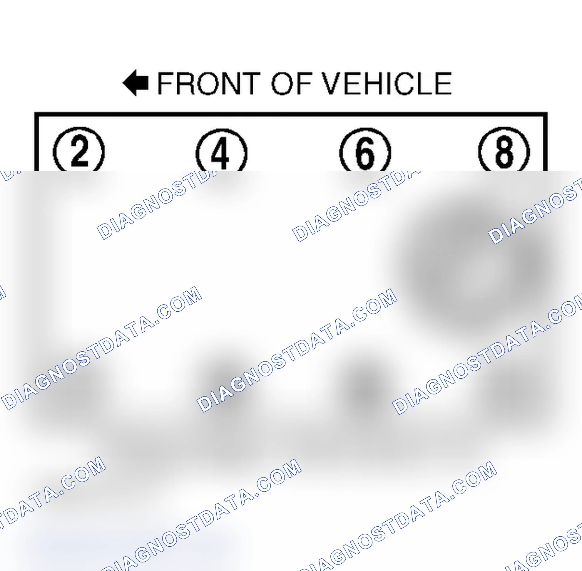 Scheme 6: Firing Order & Distributor Rotation 5.2L & 5.9L Gasoline V8 (Dakota, Durango, Ram Pickup, Ram Van & Ram Wagon)