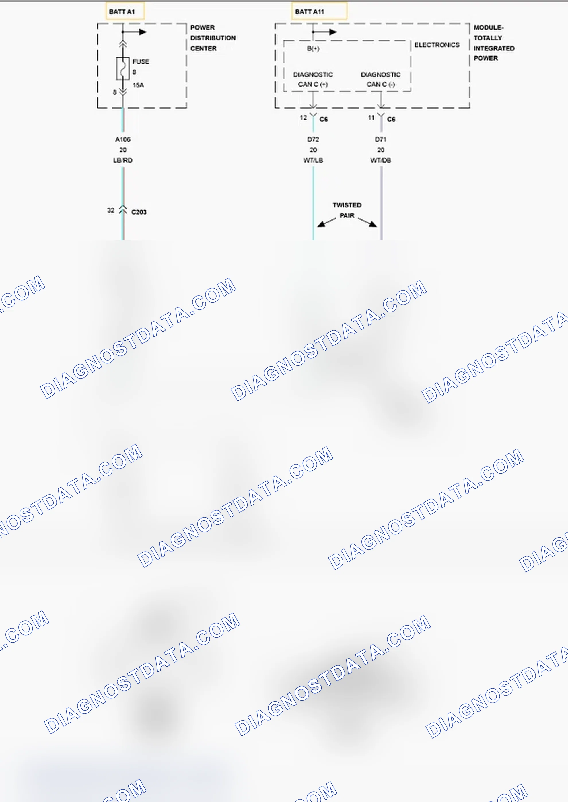 Scheme 35: BOTH DIAGNOSTIC CAN C (+) AND DIAGNOSTIC CAN C (-) CIRCUITS OPEN