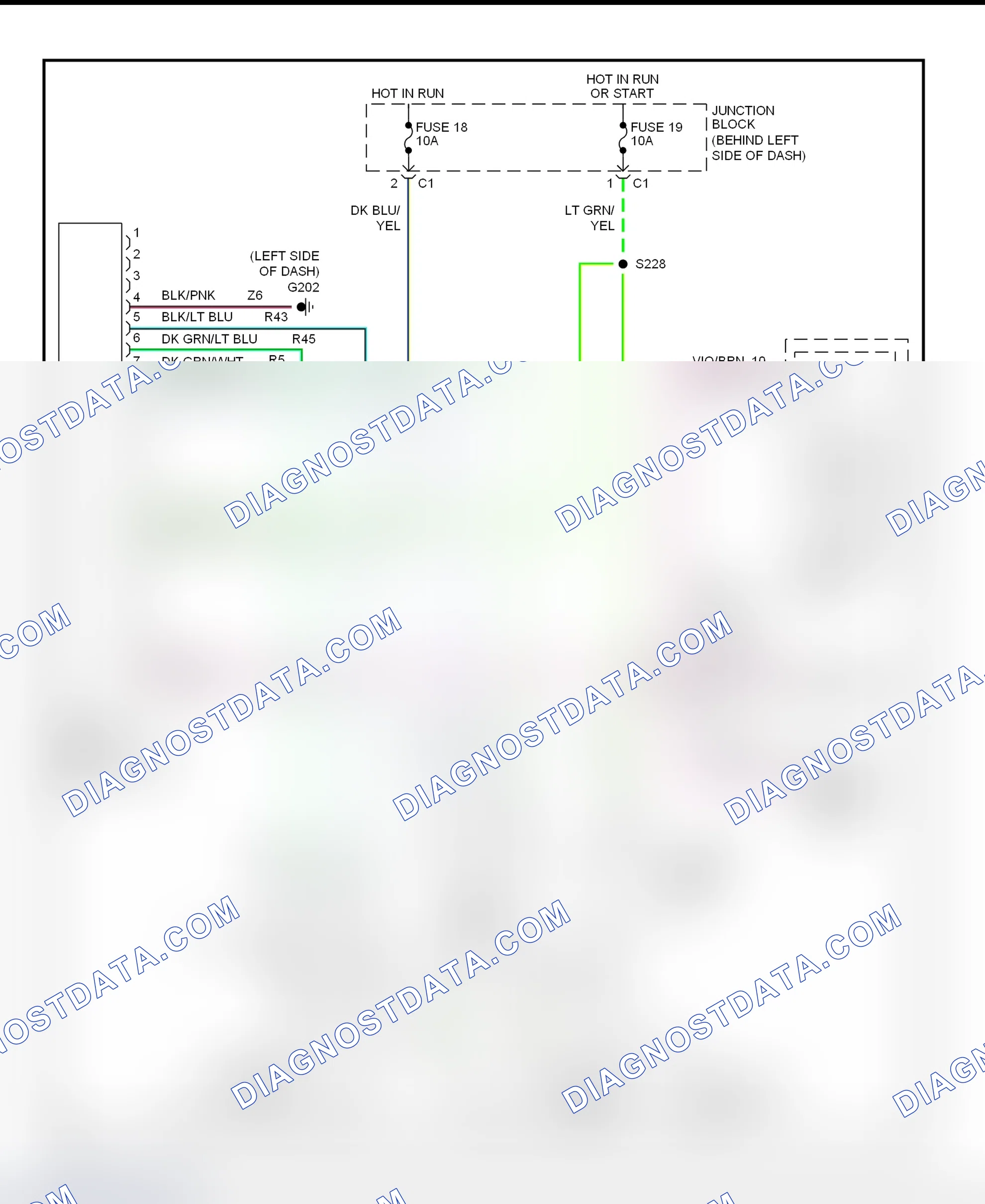 Scheme 1: Air Bag System Wiring Diagram (Ram Van/Wagon)