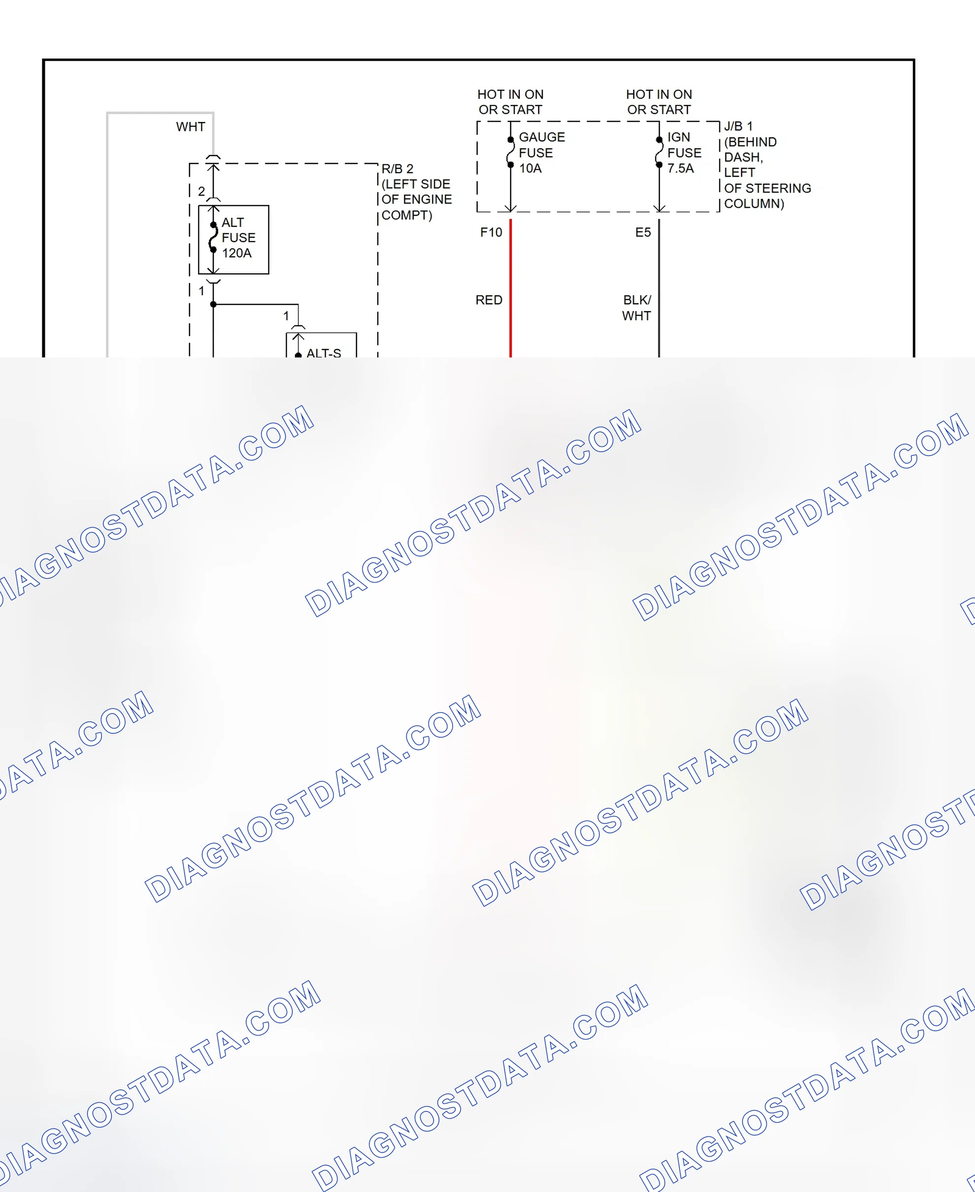 Scheme 15: Charging System Wiring Diagram (Tacoma)