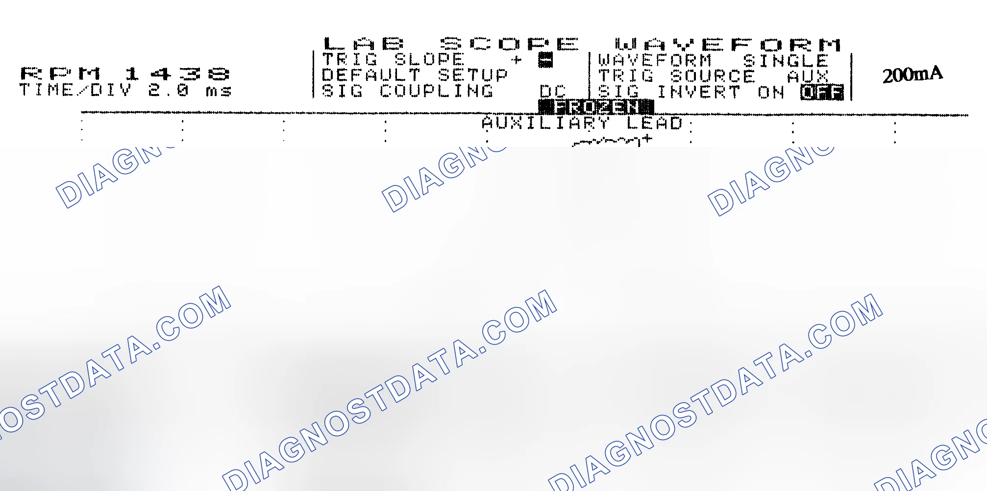 Scheme 15: Single Injector w/Normal Current Flow - Current Pattern