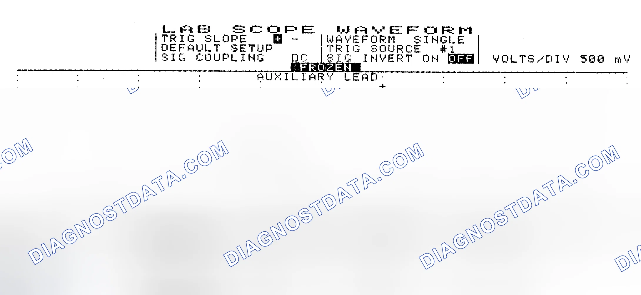 Scheme 10: Single Injector w/Excessive Current Flow - Current Pattern