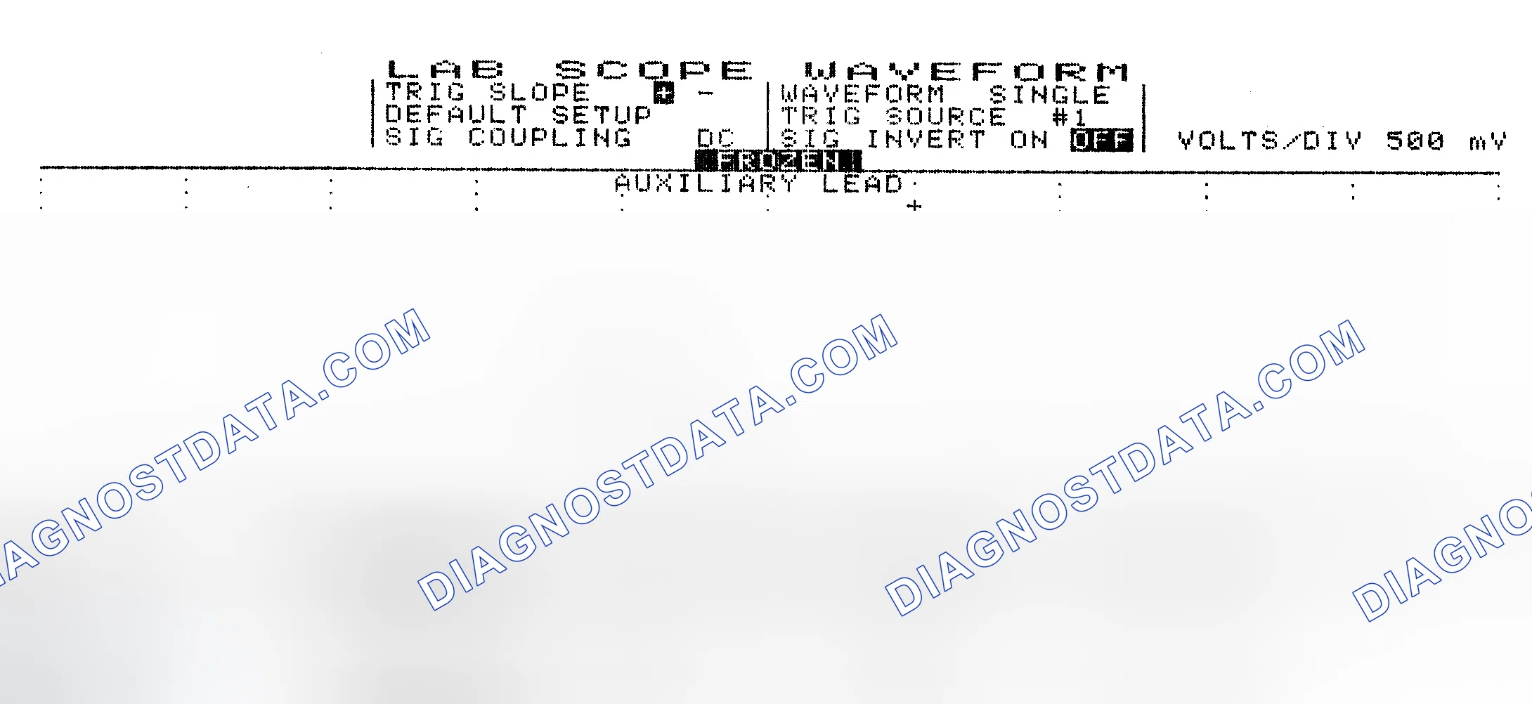 Scheme 10: Single Injector w/Excessive Current Flow - Current Pattern