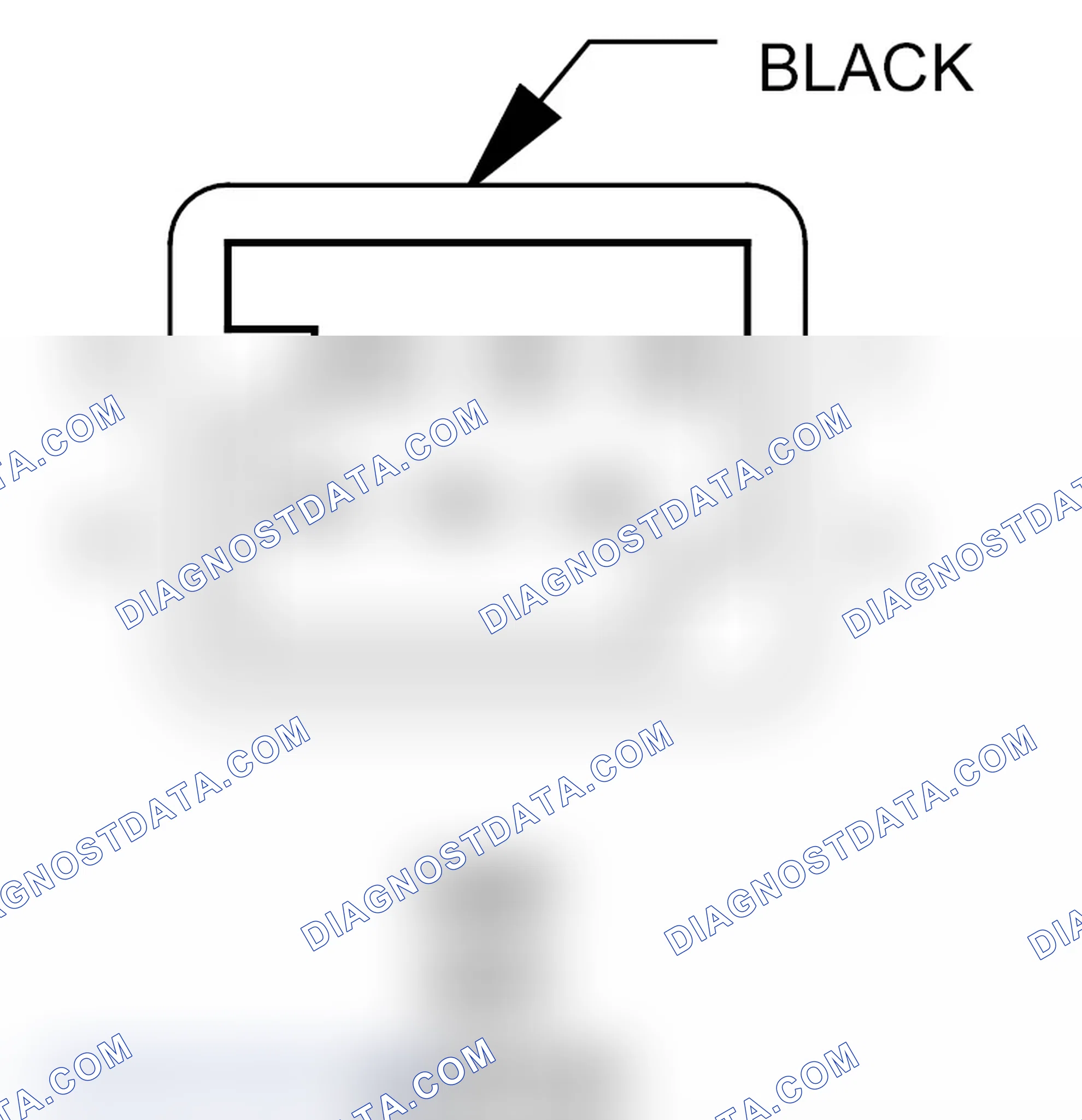 Scheme 125: Electronic Stability Program Off Switch Connector End View