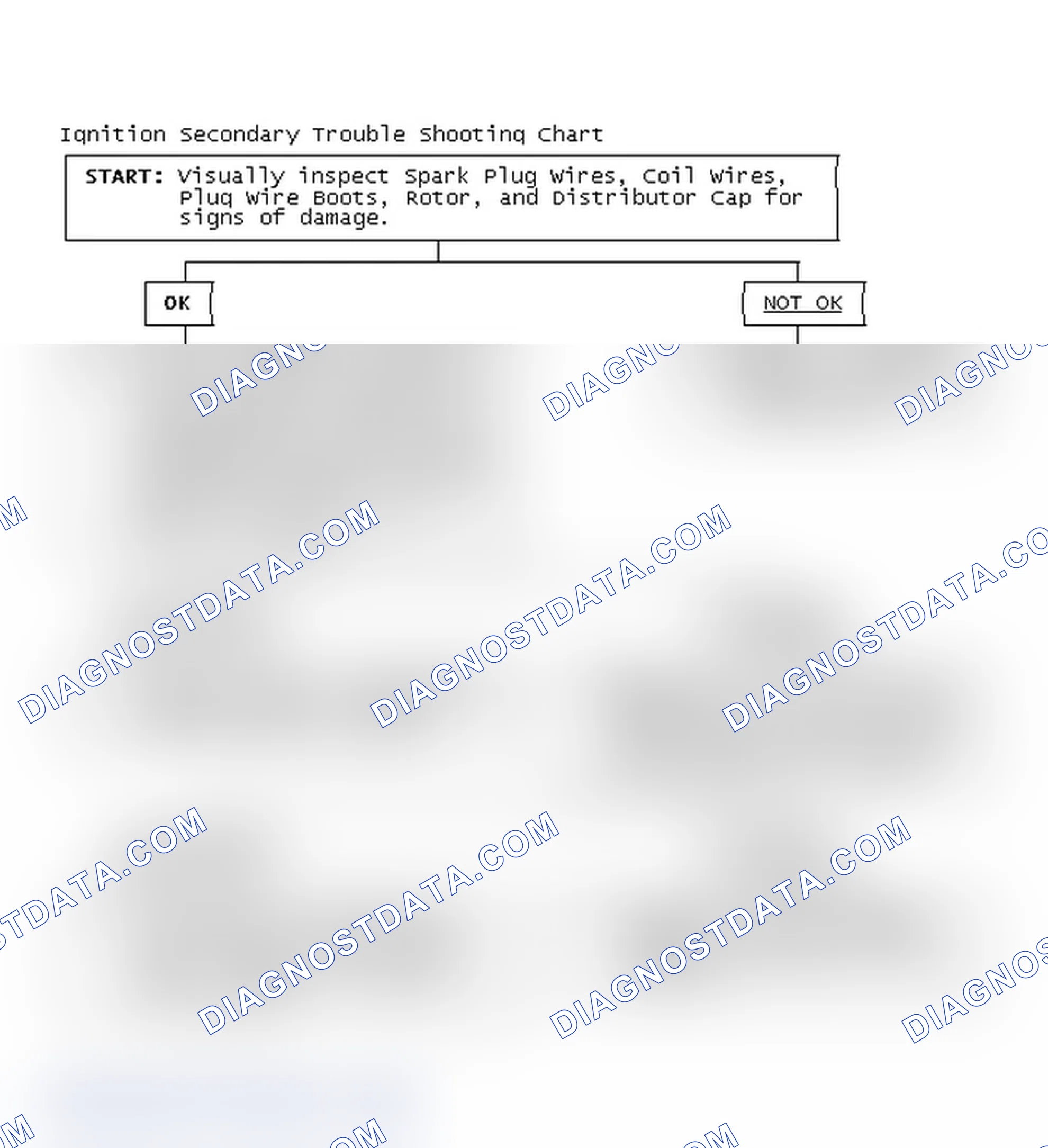 Scheme 1: Ignition Secondary Trouble Shooting Chart