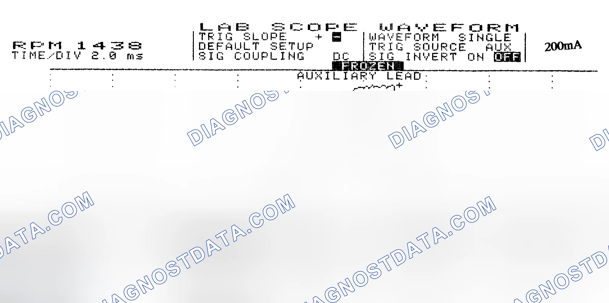 Scheme 15: Single Injector w/Normal Current Flow - Current Pattern