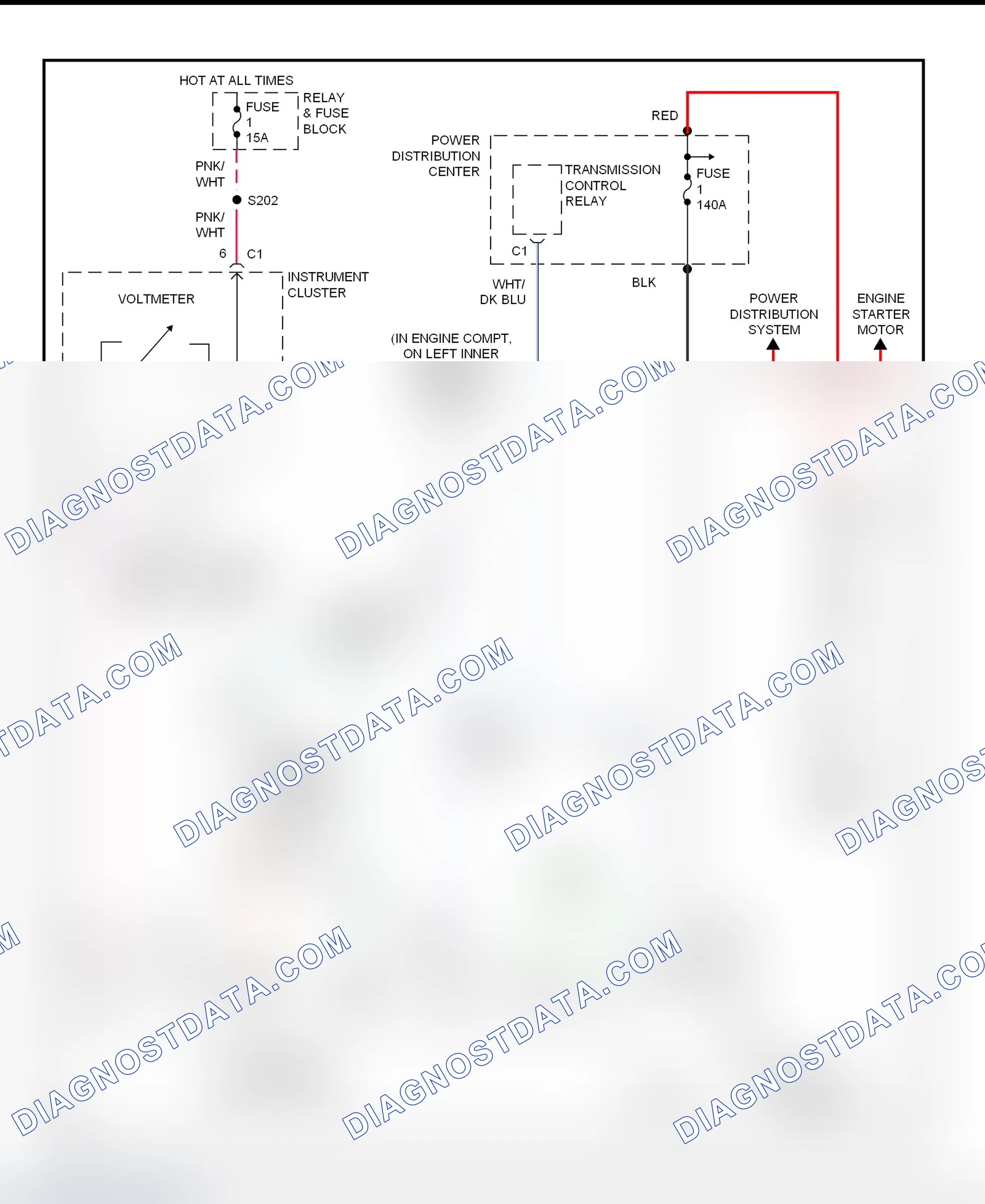Scheme 4: Charging System Wiring Diagram (Ram Van & Ram Wagon)