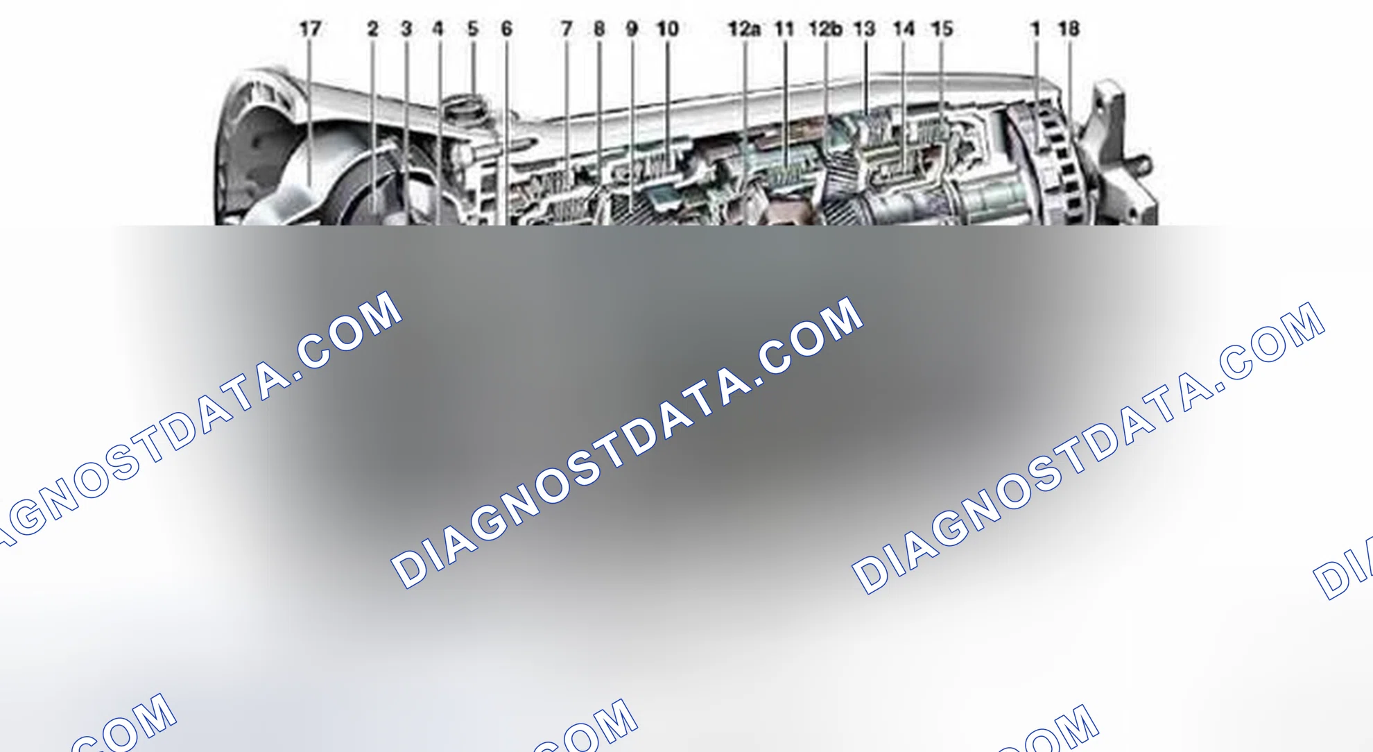 Fig. 191: Identifying Single Planetary Gear Set - Transmission 722.9