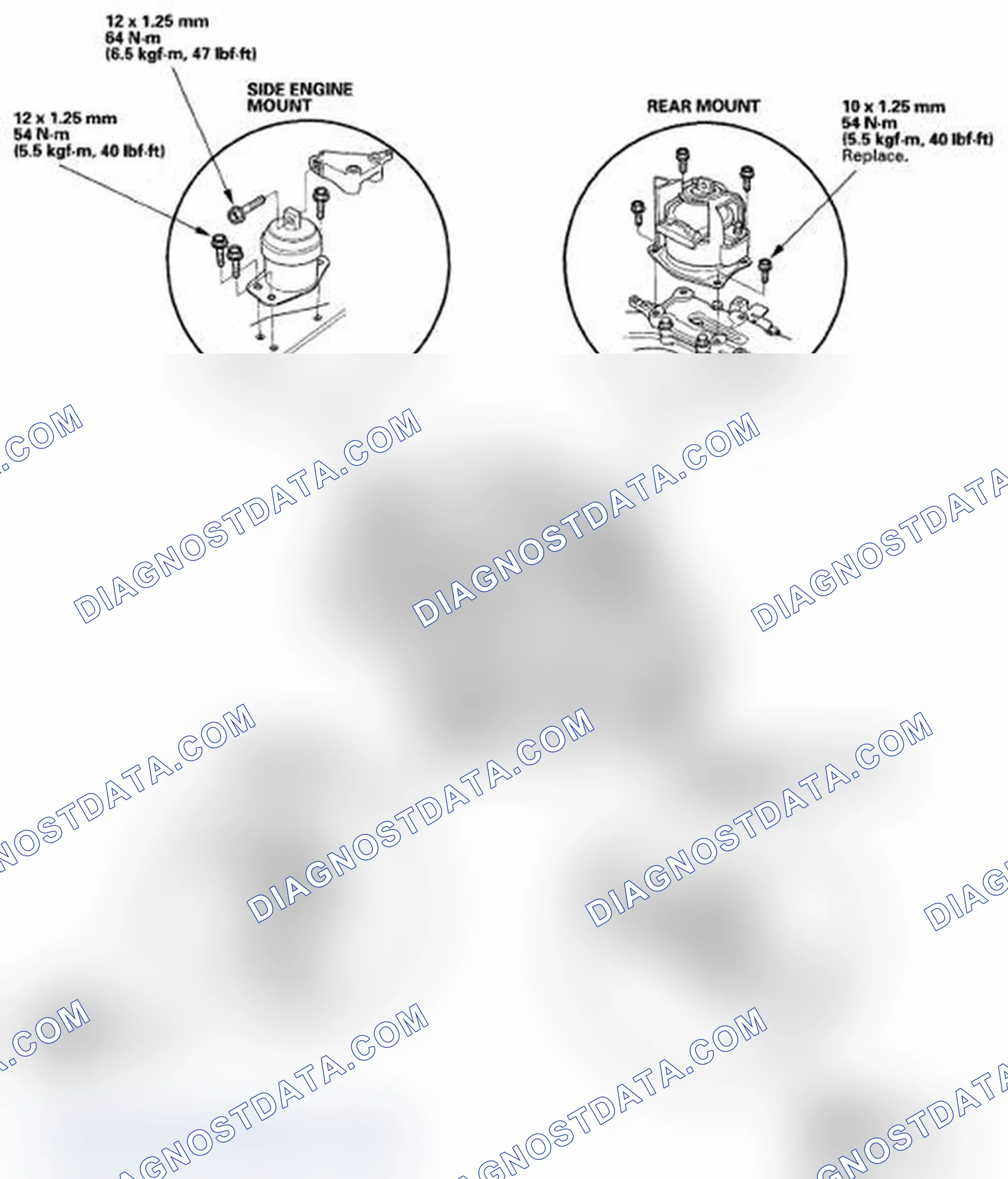 Scheme 251: Engine Mount Replacement