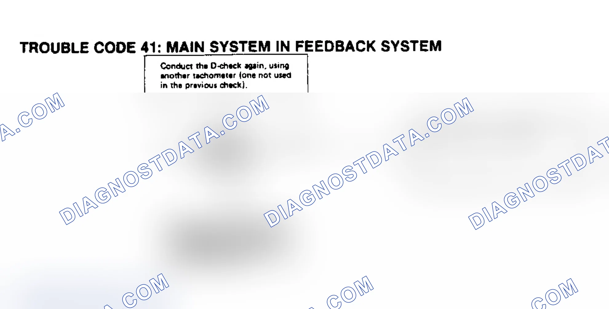 Scheme 38: Trouble Code 41, Main System in Feedback System