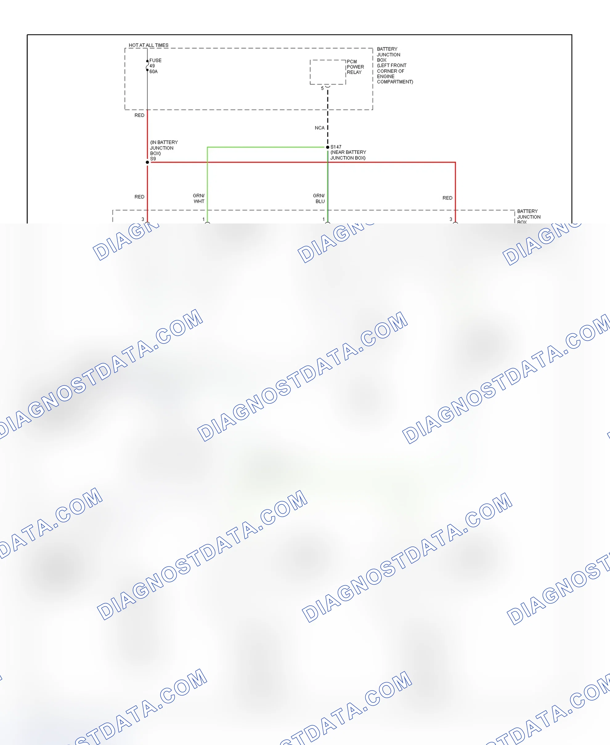 Scheme 32: Electric Cooling Fan Wiring Diagram (Contour & Mystique)
