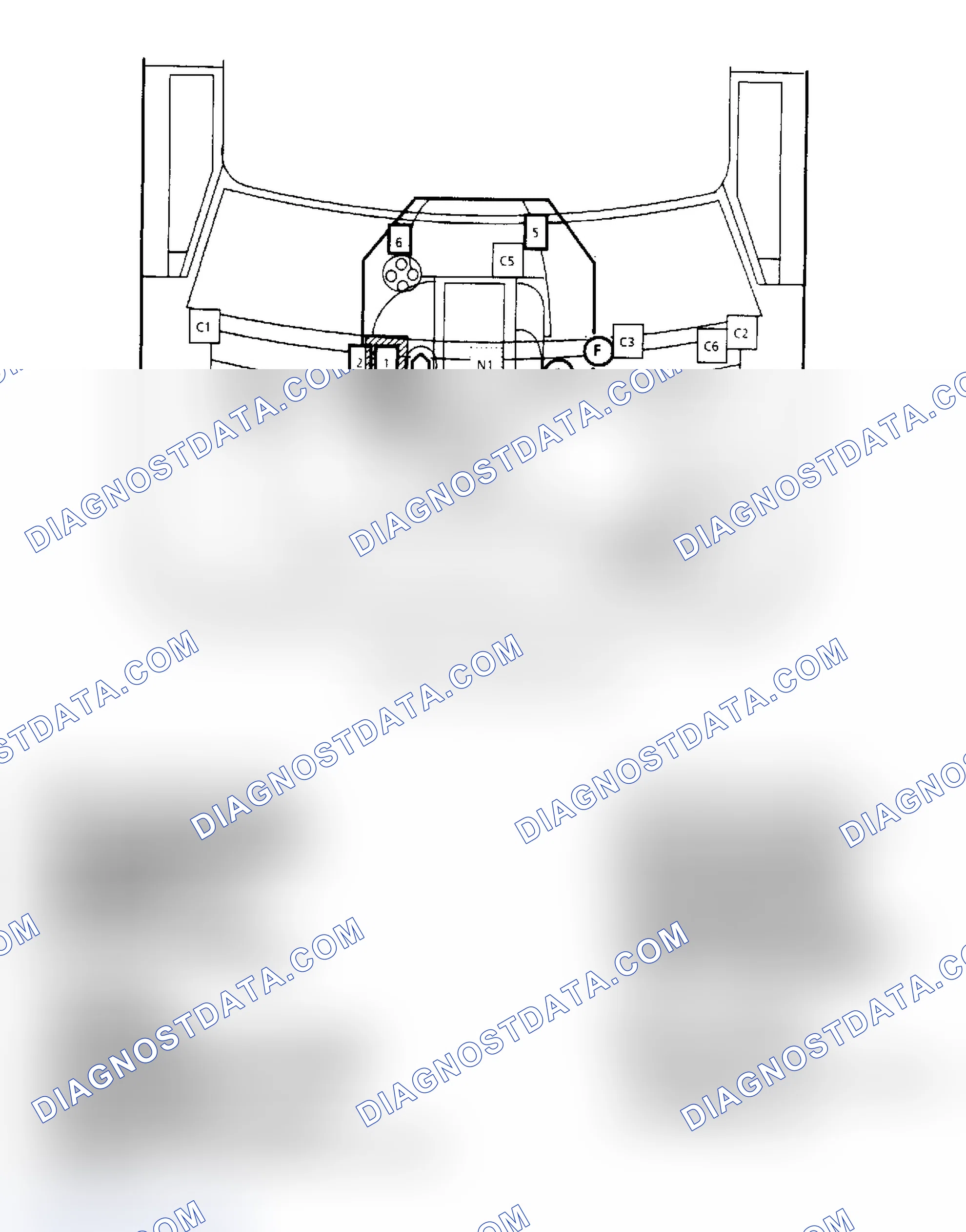 Scheme 141: Component Locations for Astro & Safari 2.5L