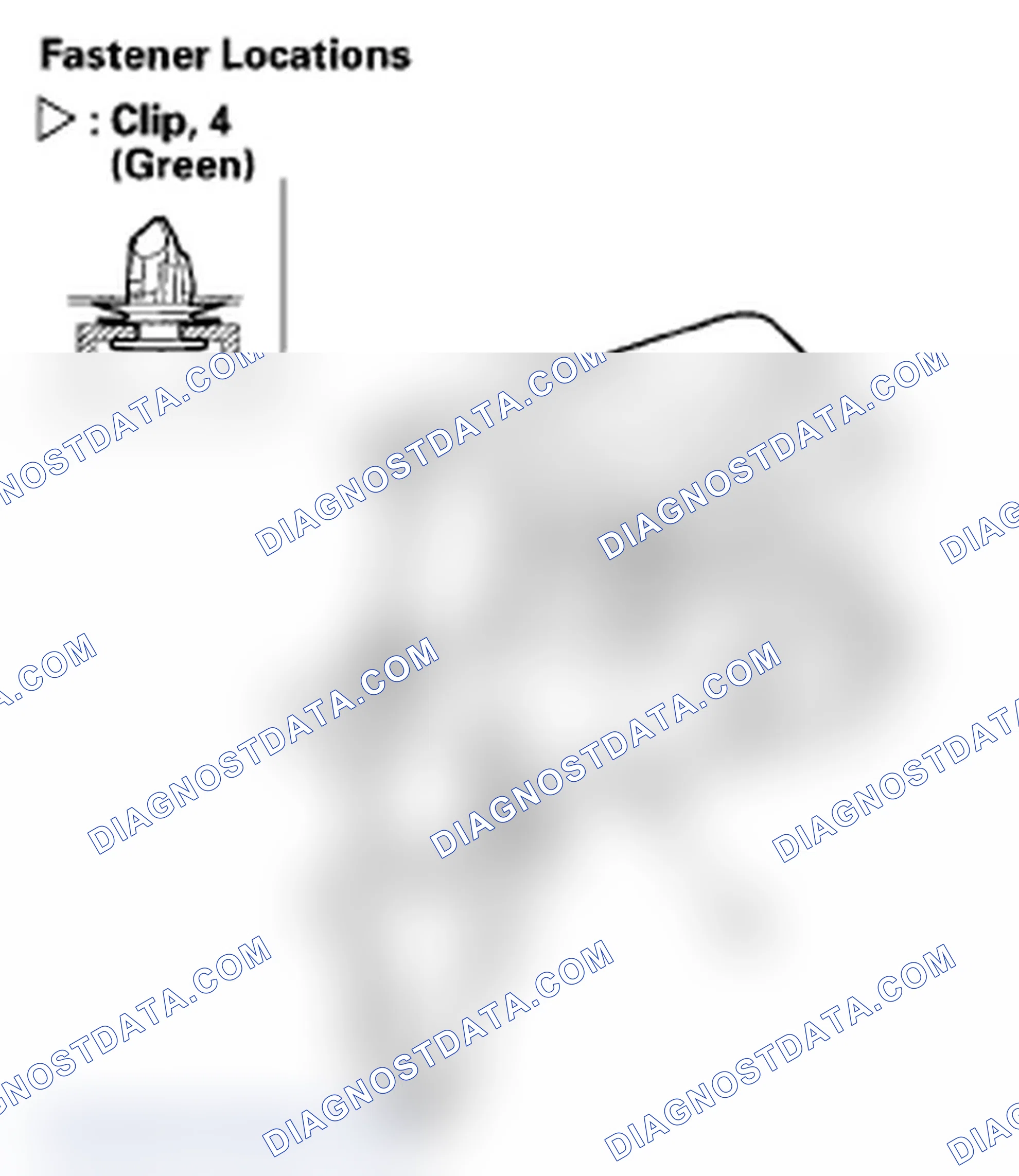 Scheme 21: Center Second Row Seat Belt