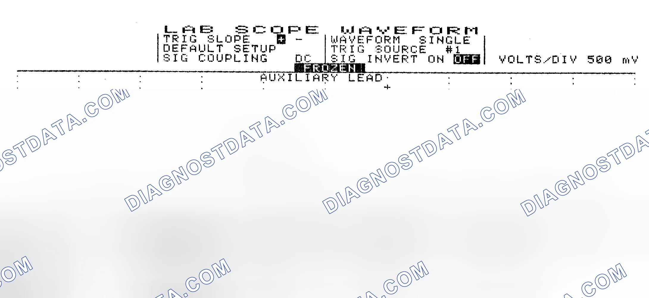 Scheme 10: Single Injector w/Excessive Current Flow - Current Pattern
