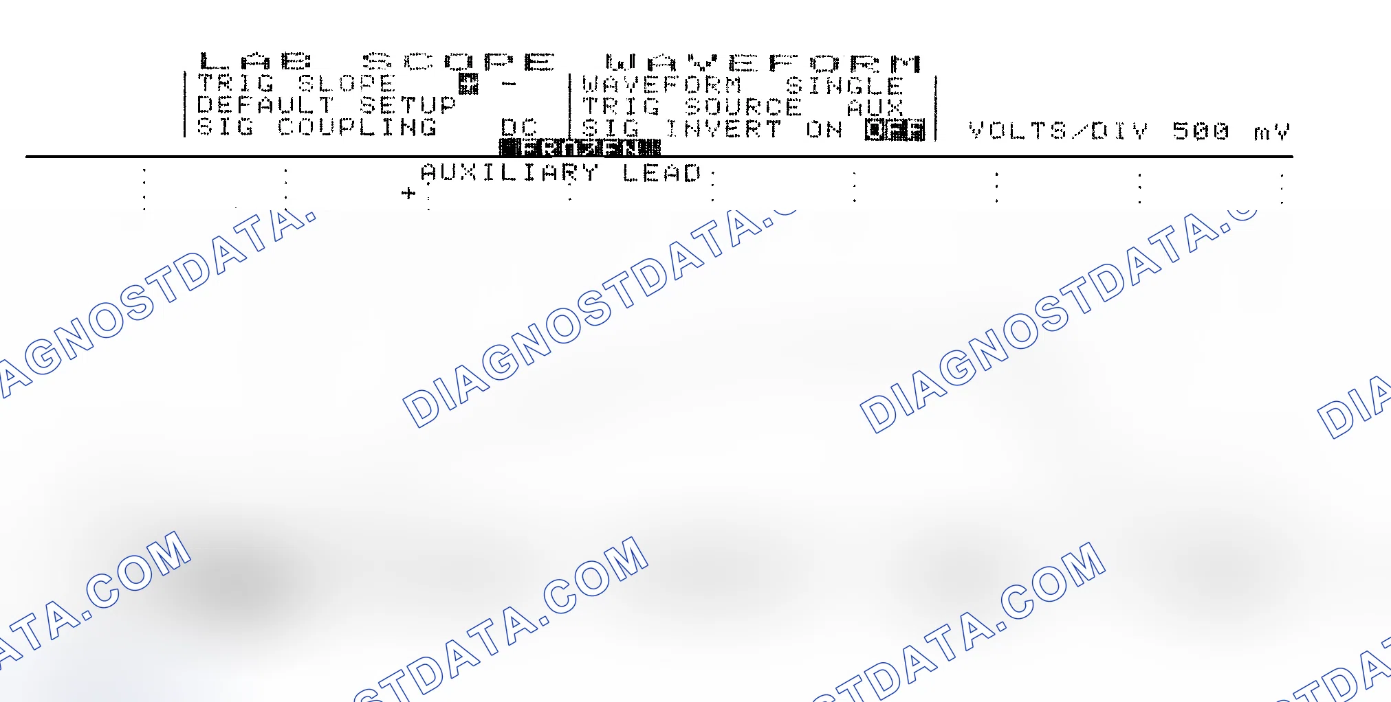 Scheme 14: Single Injector w/Excessive Current Flow - Current Pattern
