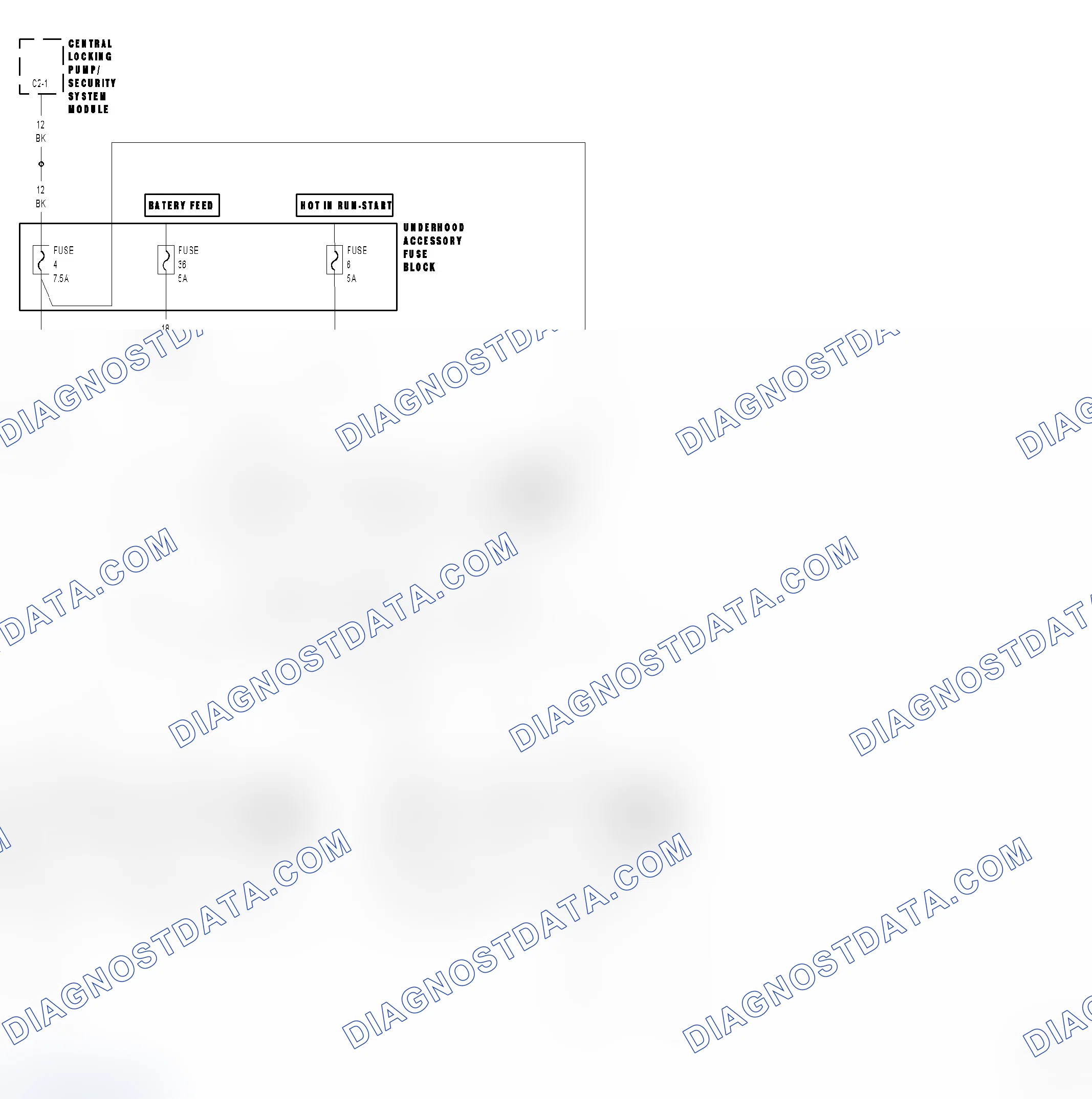 Scheme 27: POWER MIRRORS SYSTEM CIRCUIT DIAGRAM