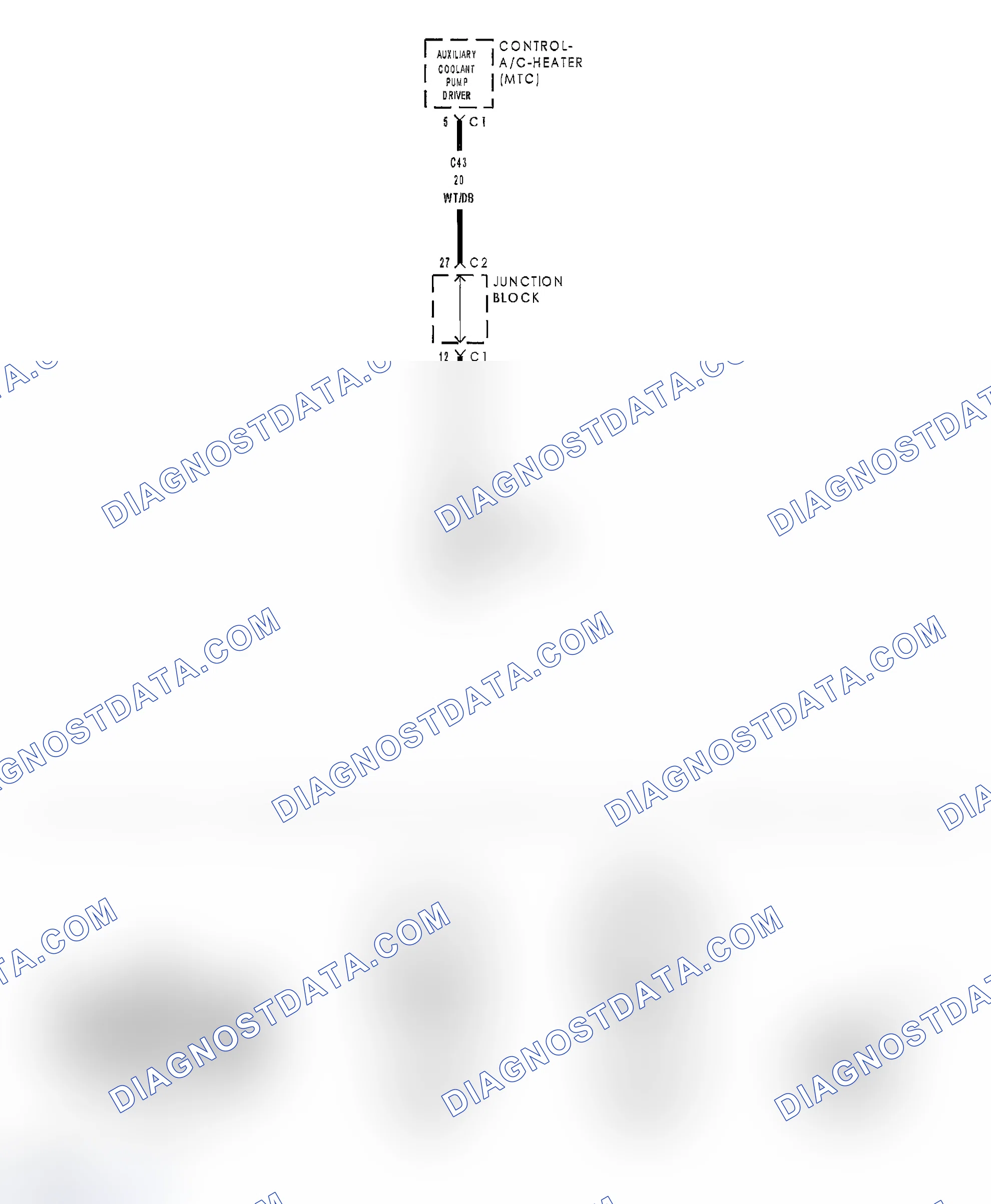 Scheme 85: B107E-AUXILIARY COOLANT PUMP CONTROL CIRCUIT LOW (MTC)