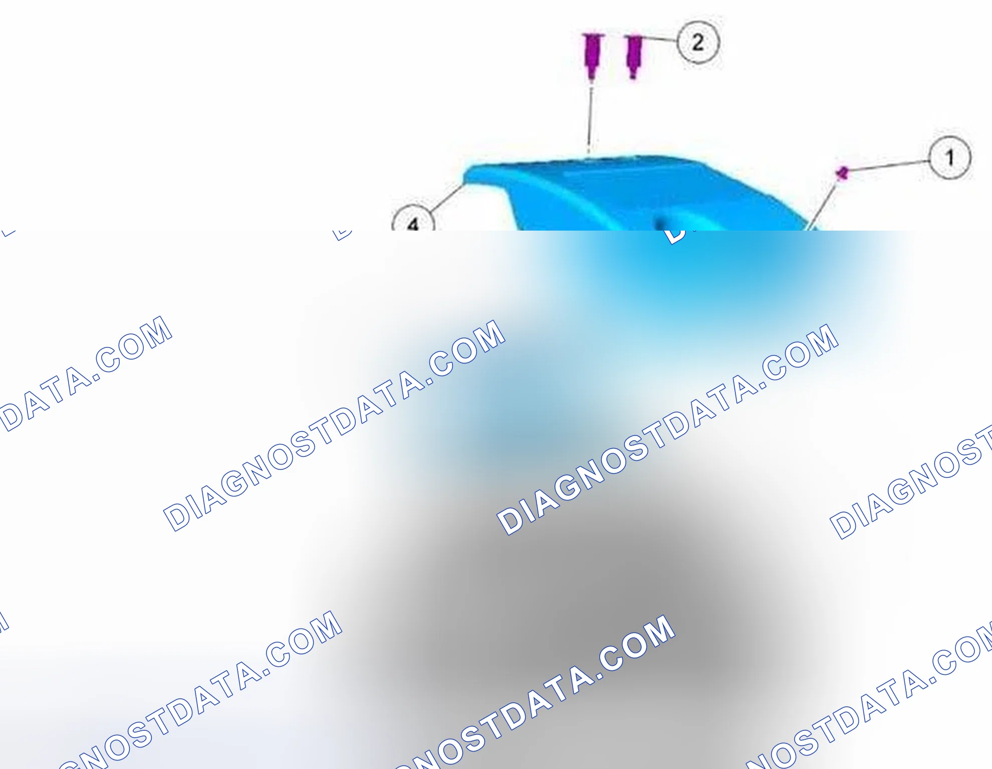 Scheme 485: Engine Appearance Cover - Exploded View