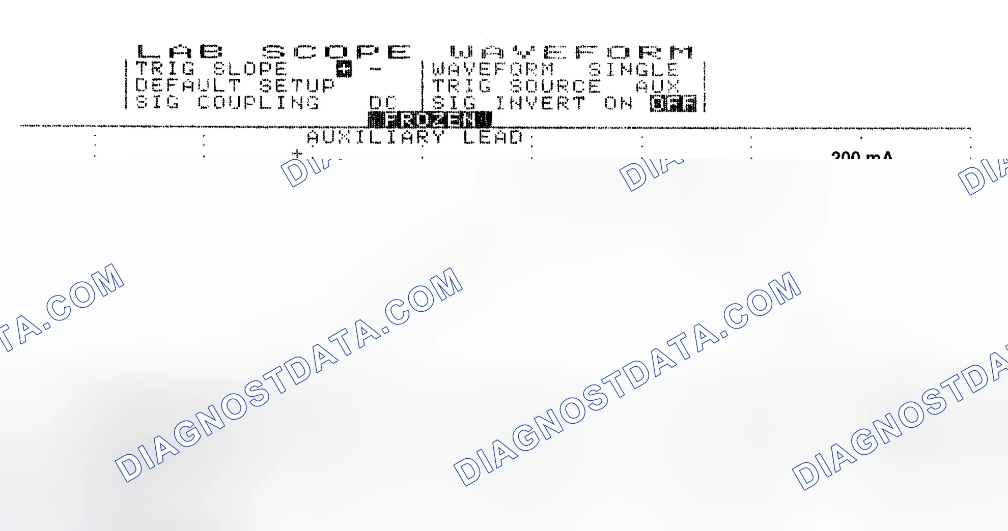 Scheme 13: Single Injector w/Normal Current Flow - Current Pattern