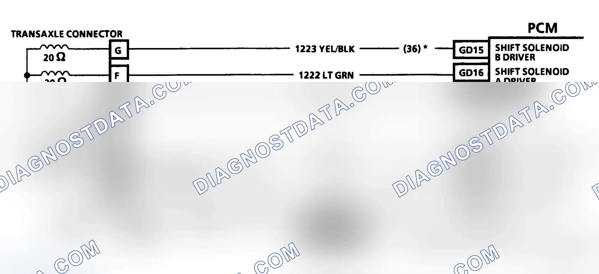 Scheme 242: CHART C-8A, TORQUE CONVERTER CLUTCH FUNCTIONAL CHECK - 1992 3.8L PFI (VIN L & 1)