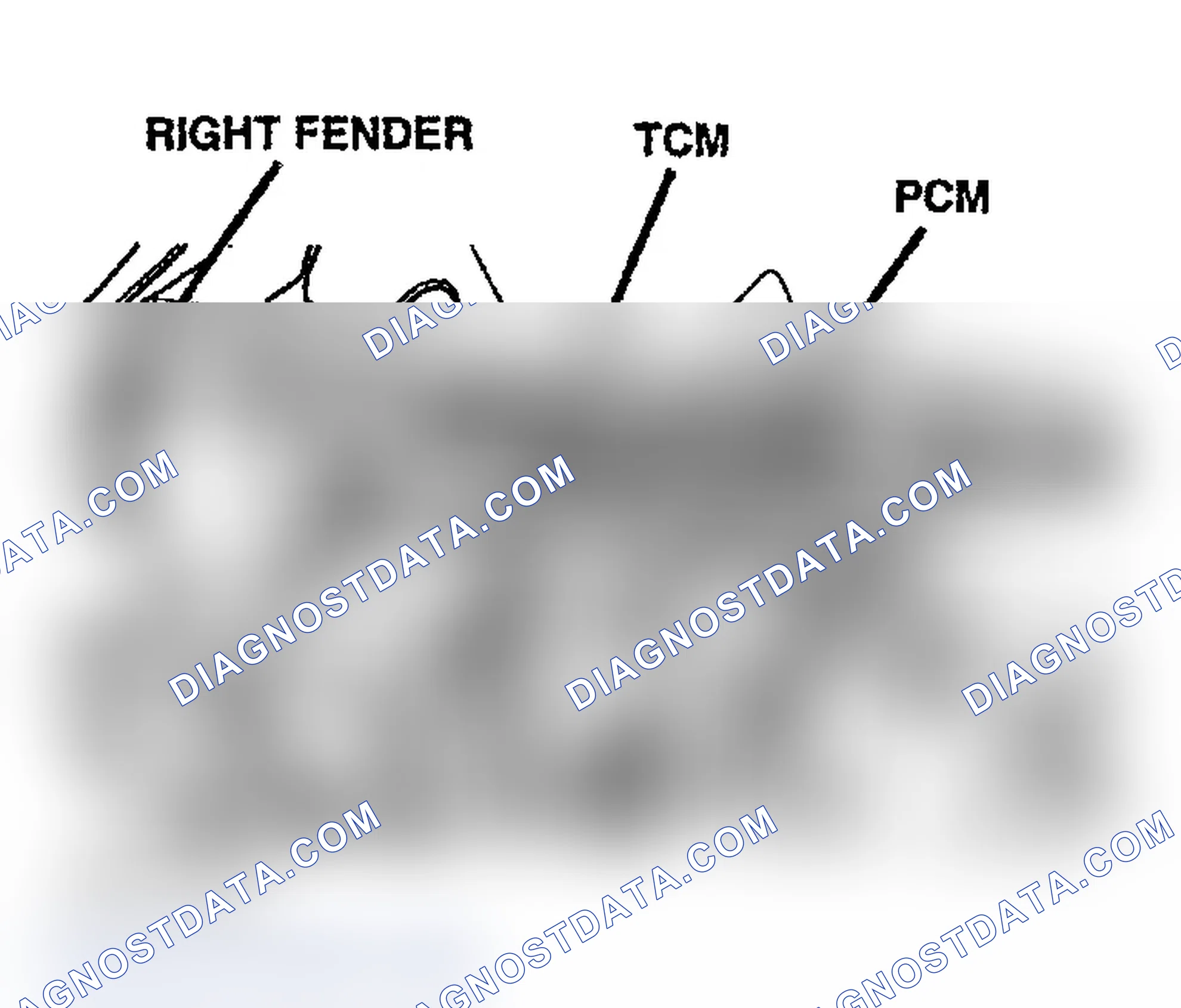 Scheme 744: TCM & PCM CONTROL MODULE LOCATIONS