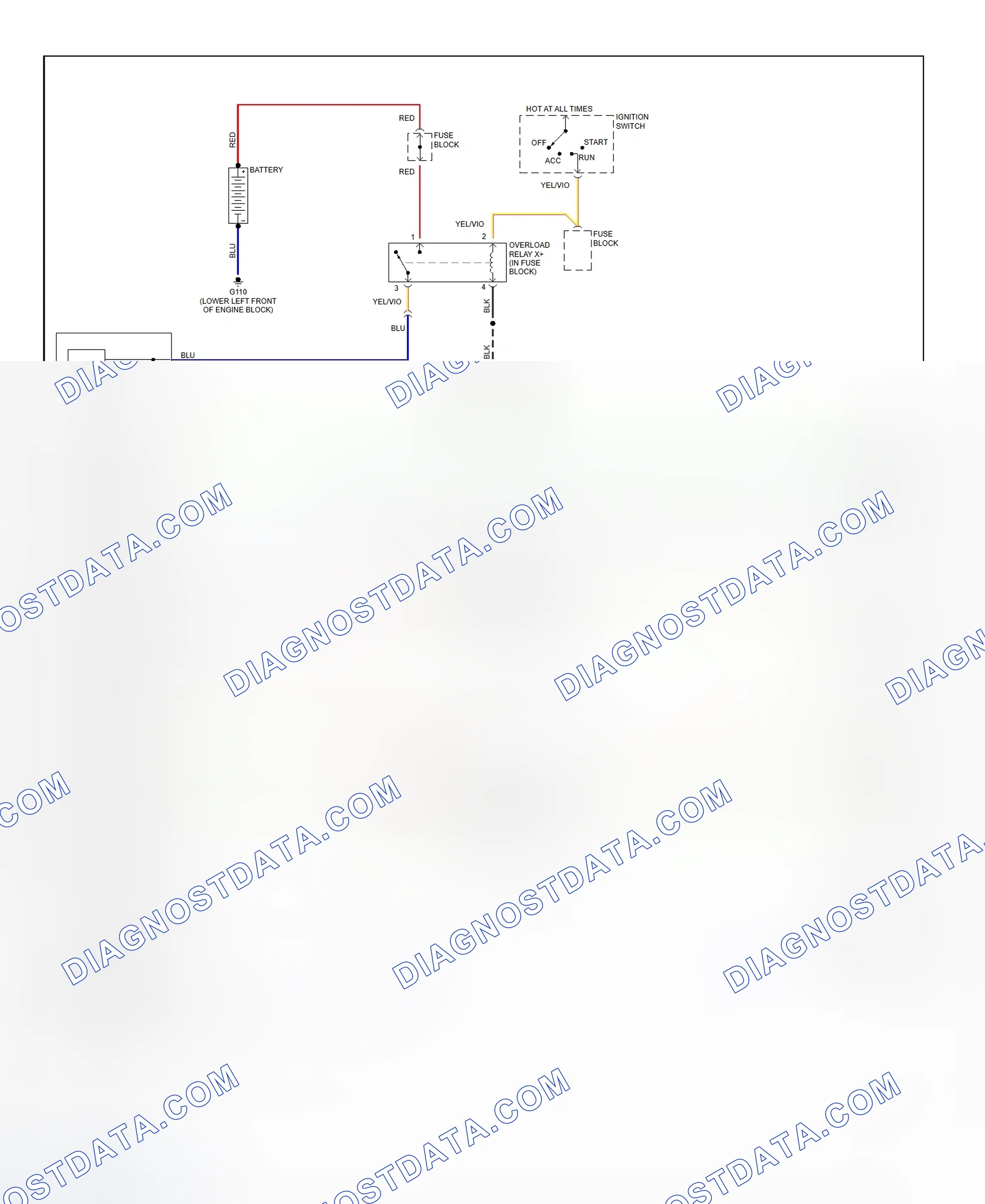 Fig. 6: Power Windows Wiring Diagram (850)