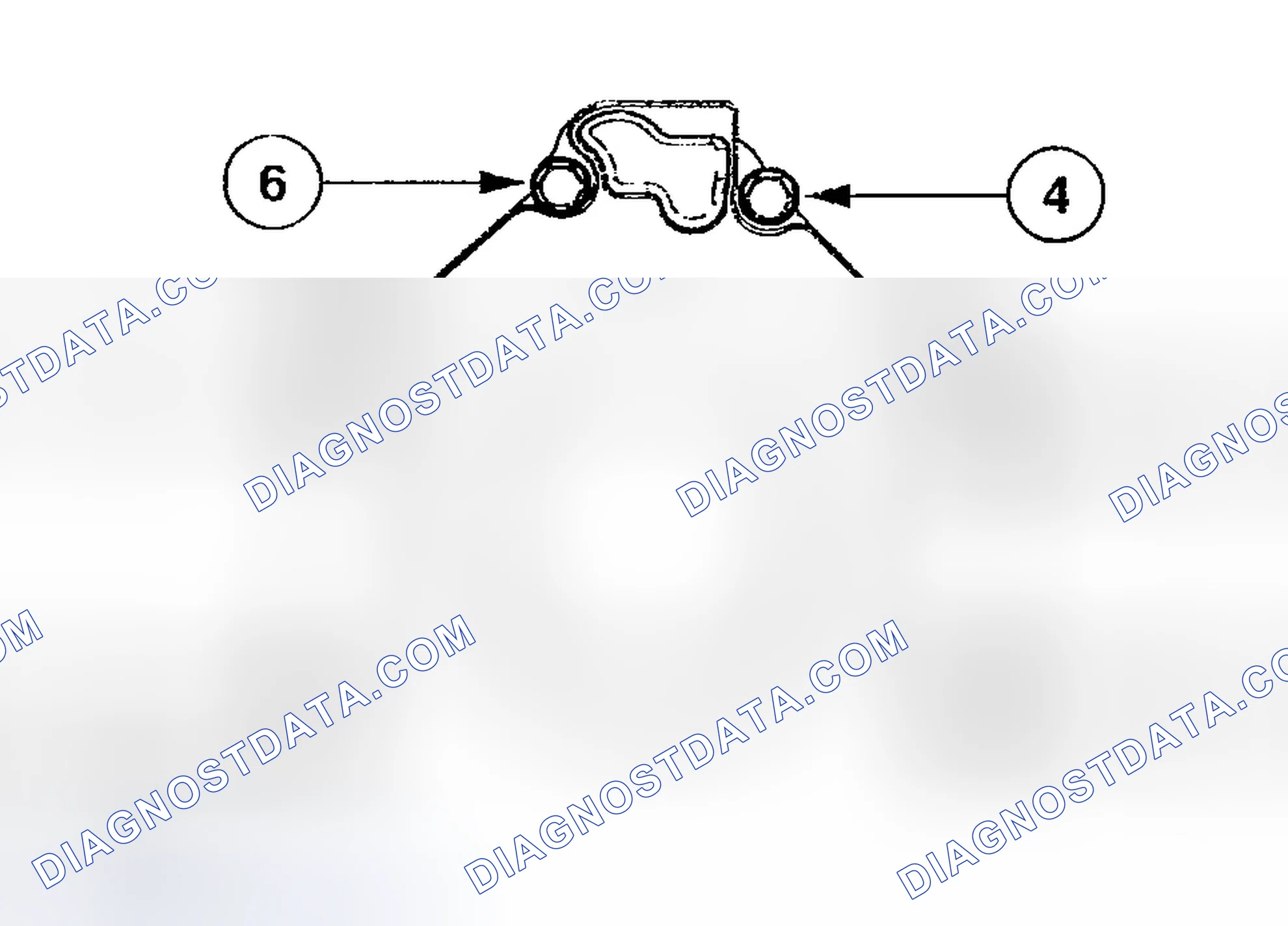 Scheme 584: Item 6: Crankshaft Rear Oil Seal Retainer Bolts Installation Note