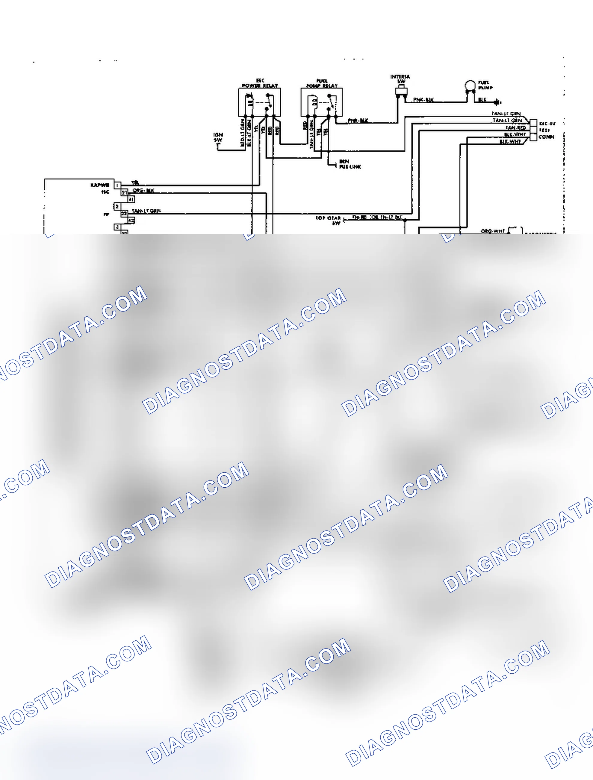 Scheme 8: 1.9L MPFI System Wiring Diagram