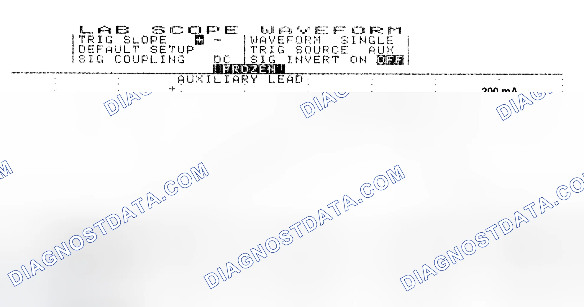 Scheme 13: Single Injector w/Normal Current Flow - Current Pattern