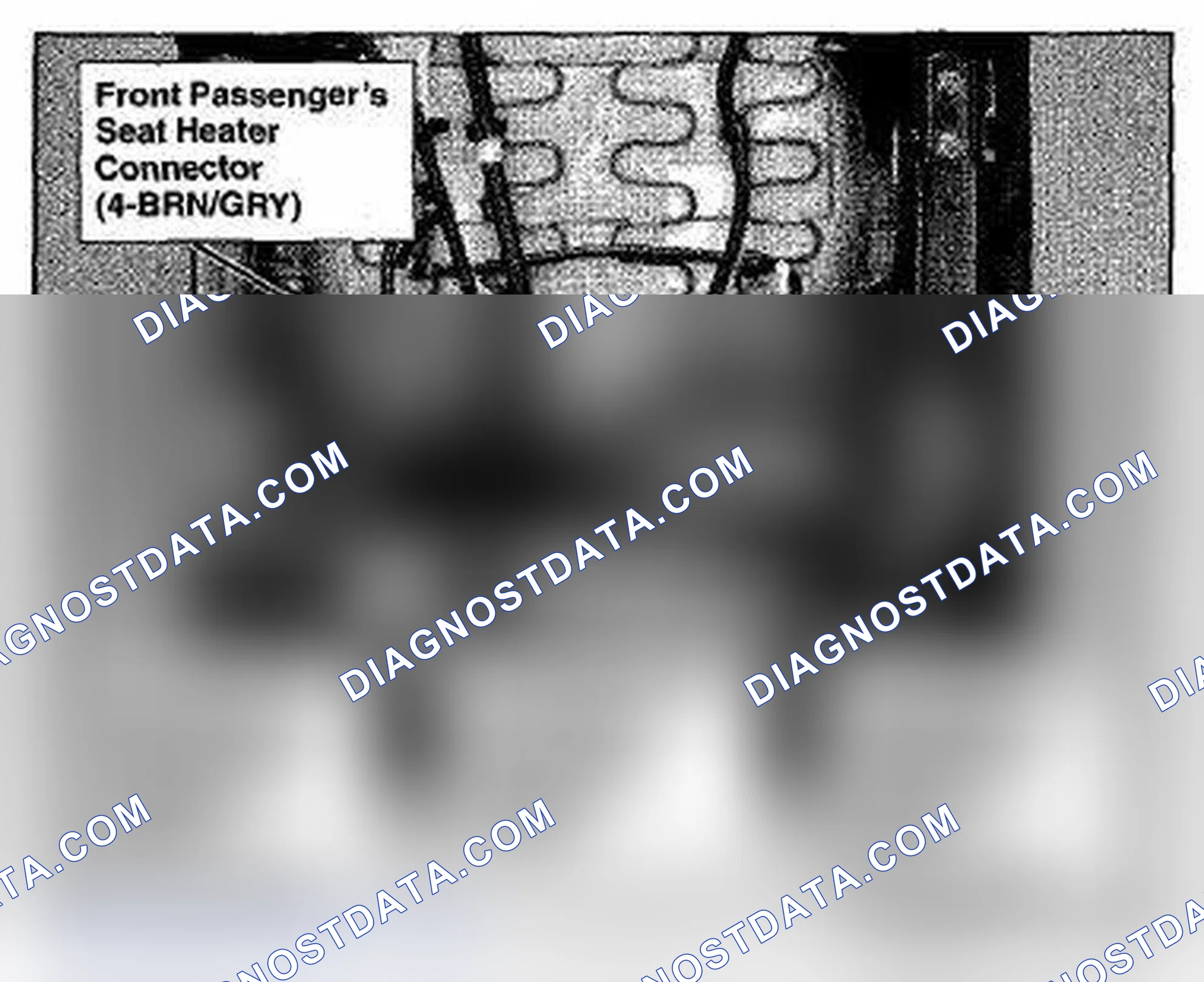 Scheme 485: Under Front Passenger'S Seat Component Location (Photo 98)
