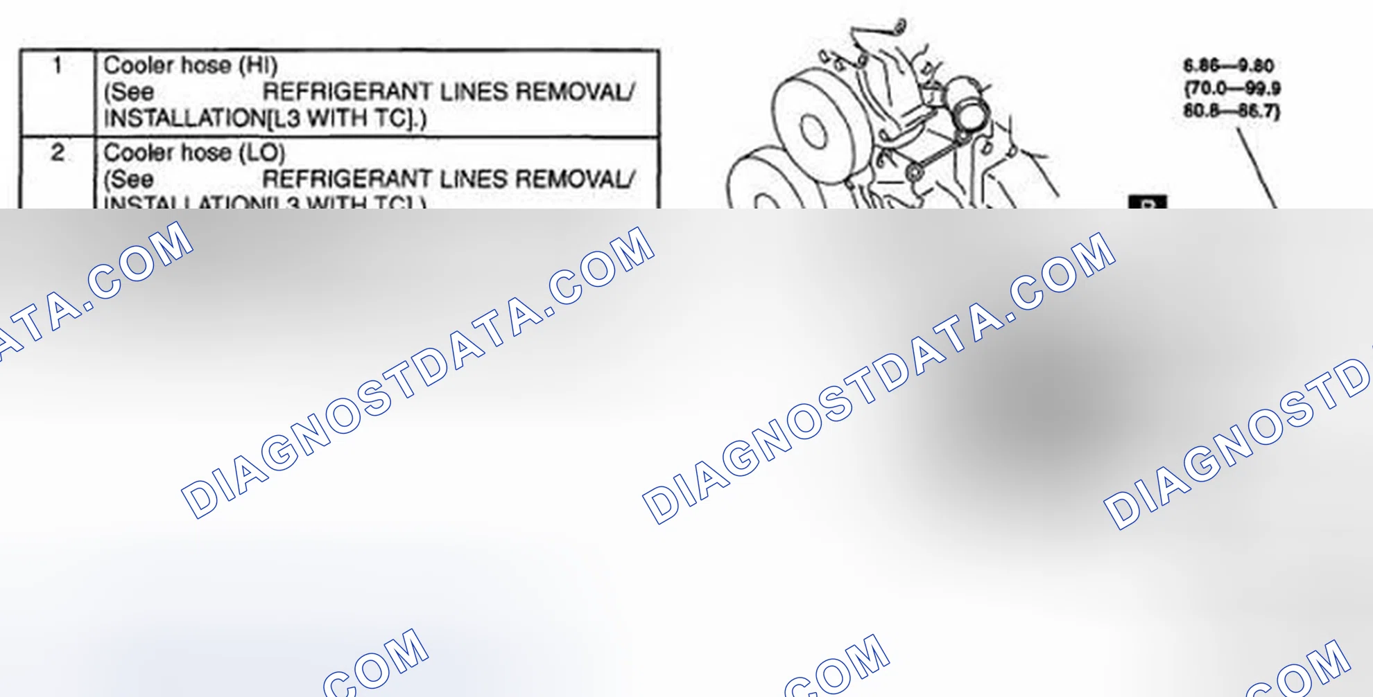 Scheme 126: A/C COMPRESSOR REMOVAL/INSTALLATION [L3 WITH TC]