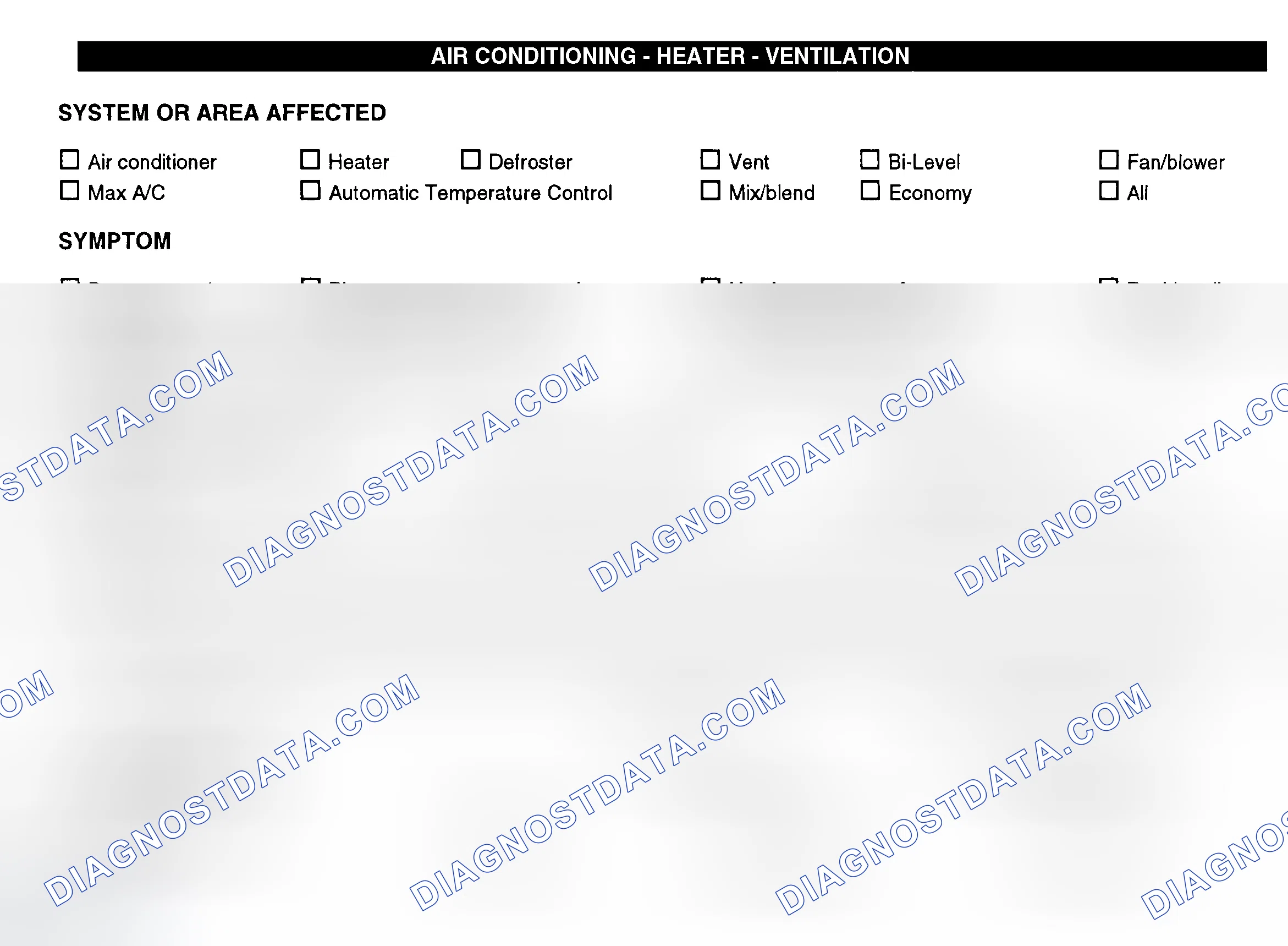 Scheme 8: Air Conditioning, Heater & Ventilation
